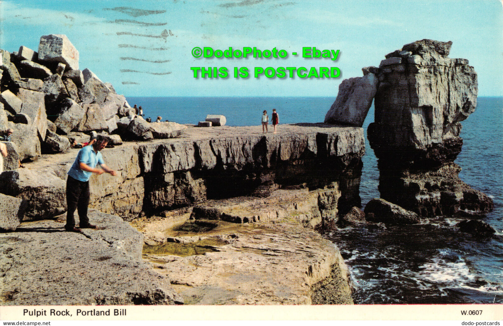 R414347 Portland Bill. Pulpit Rock. E. T. W. Dennis. 1979 - World