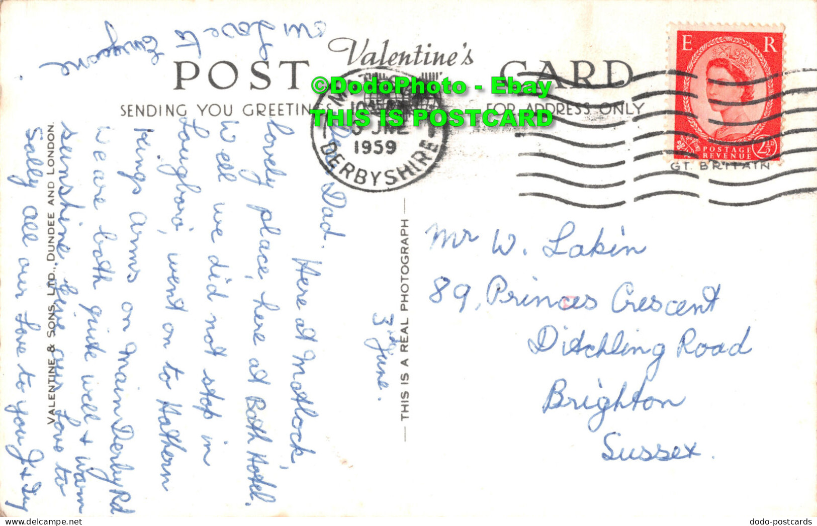 R415917 Kettering. G2932. Valentines. RP. 1959. Multi View - World