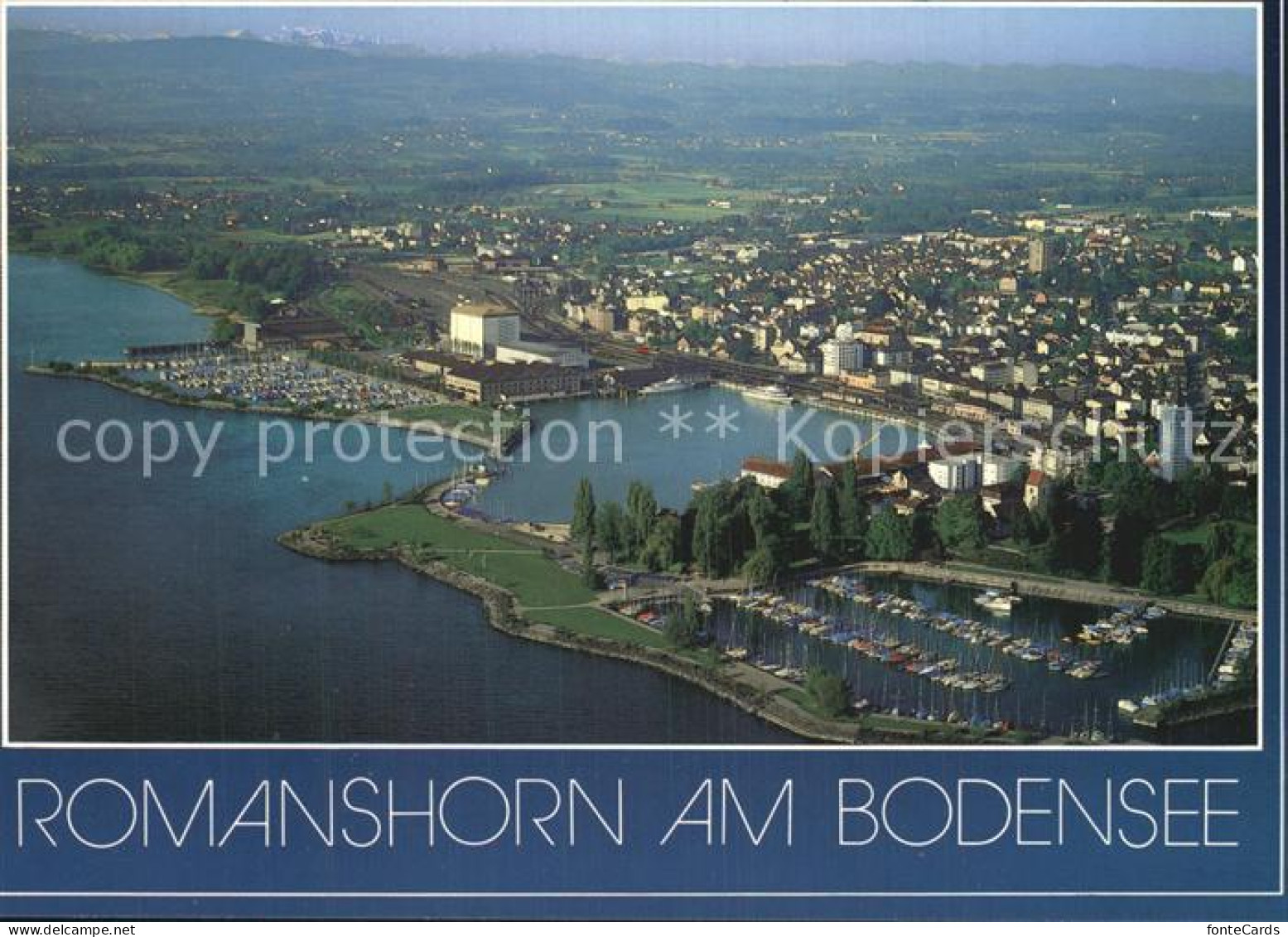 12588019 Romanshorn Bodensee Luftaufnahme Hafen Romanshorn - Autres & Non Classés