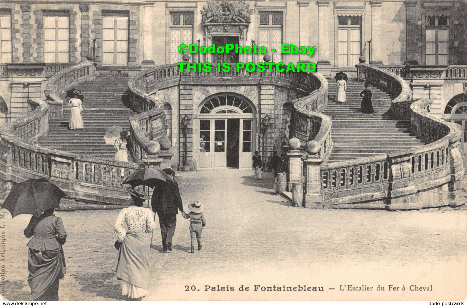 R415489 Palais De Fontainebleau. L Escalier Du Fer Cheval. Collection Artistique - Monde