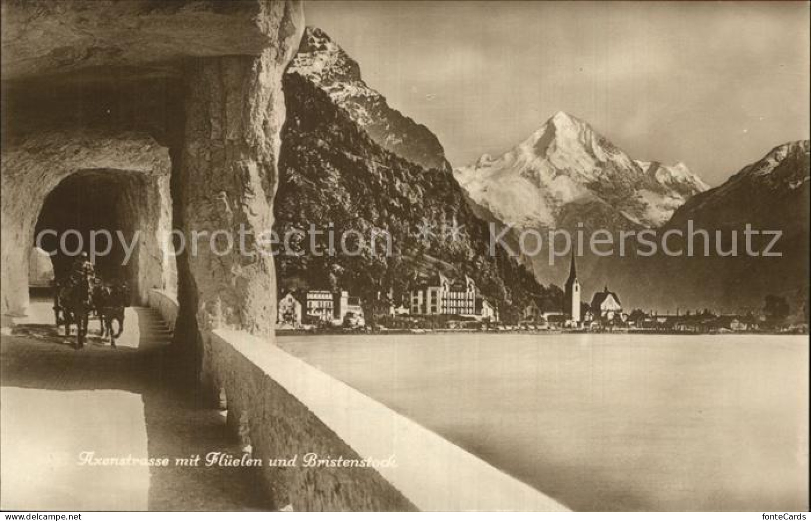 12587699 Axenstrasse Urnersee Vierwaldstaettersee Flueelen Und Bristenstock Glar - Altri & Non Classificati