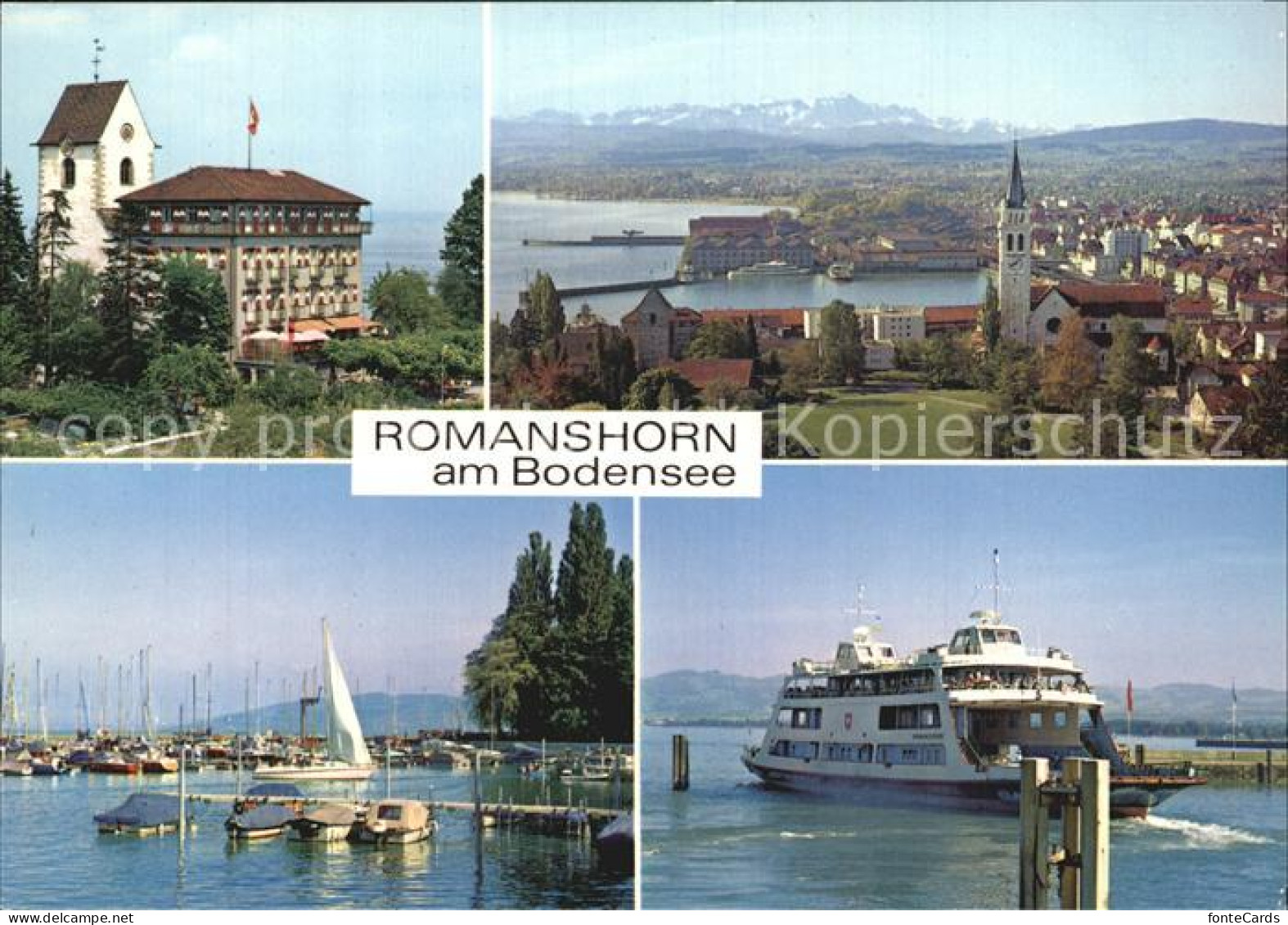 12587559 Romanshorn Bodensee Panorama Hafen Faehrschiff Romanshorn - Sonstige & Ohne Zuordnung