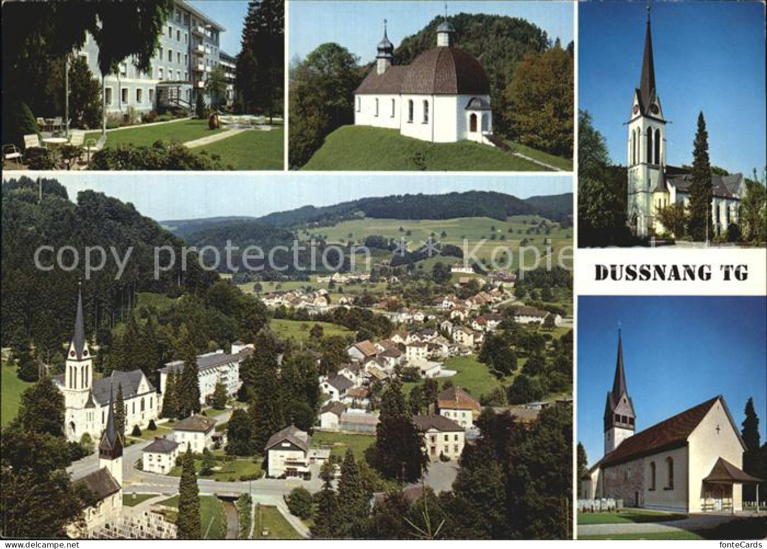 12587499 Dussnang Kneipp Kurhaus Kirche Luftaufnahme Dussnang - Andere & Zonder Classificatie