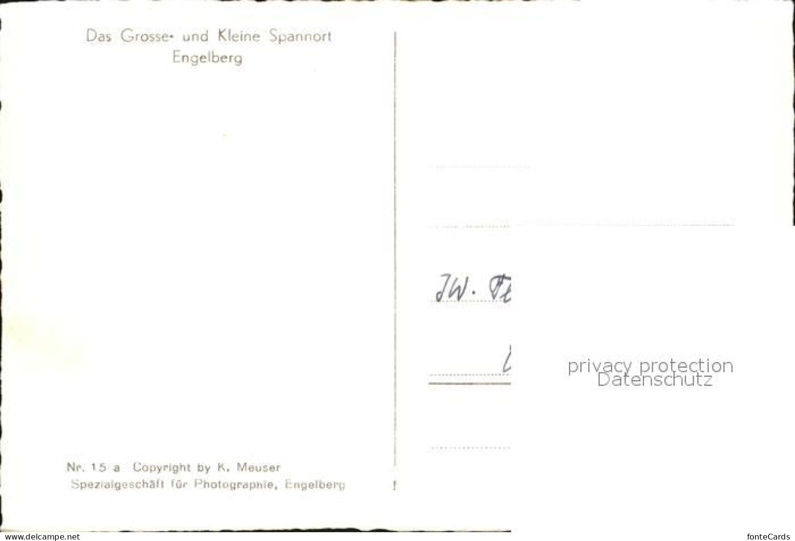 12585939 Engelberg OW Grosse Und Kleine Spannort Engelberg - Altri & Non Classificati