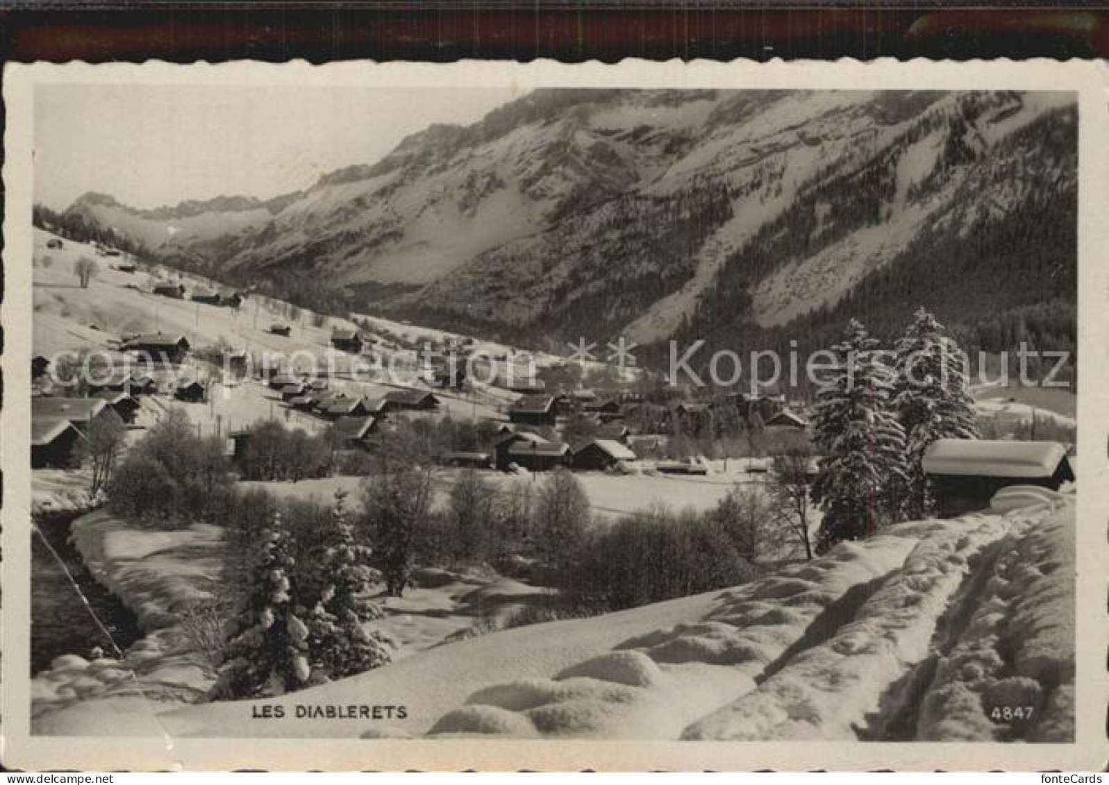 12585409 Les Diablerets Winterpanorama Les Diablerets - Sonstige & Ohne Zuordnung