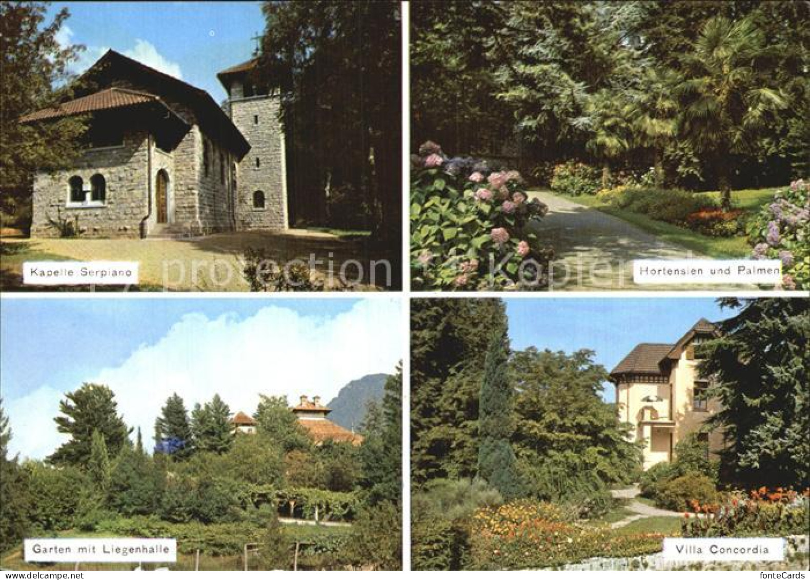 12581549 Serpiano TI Kapelle Und Park Lugano - Sonstige & Ohne Zuordnung