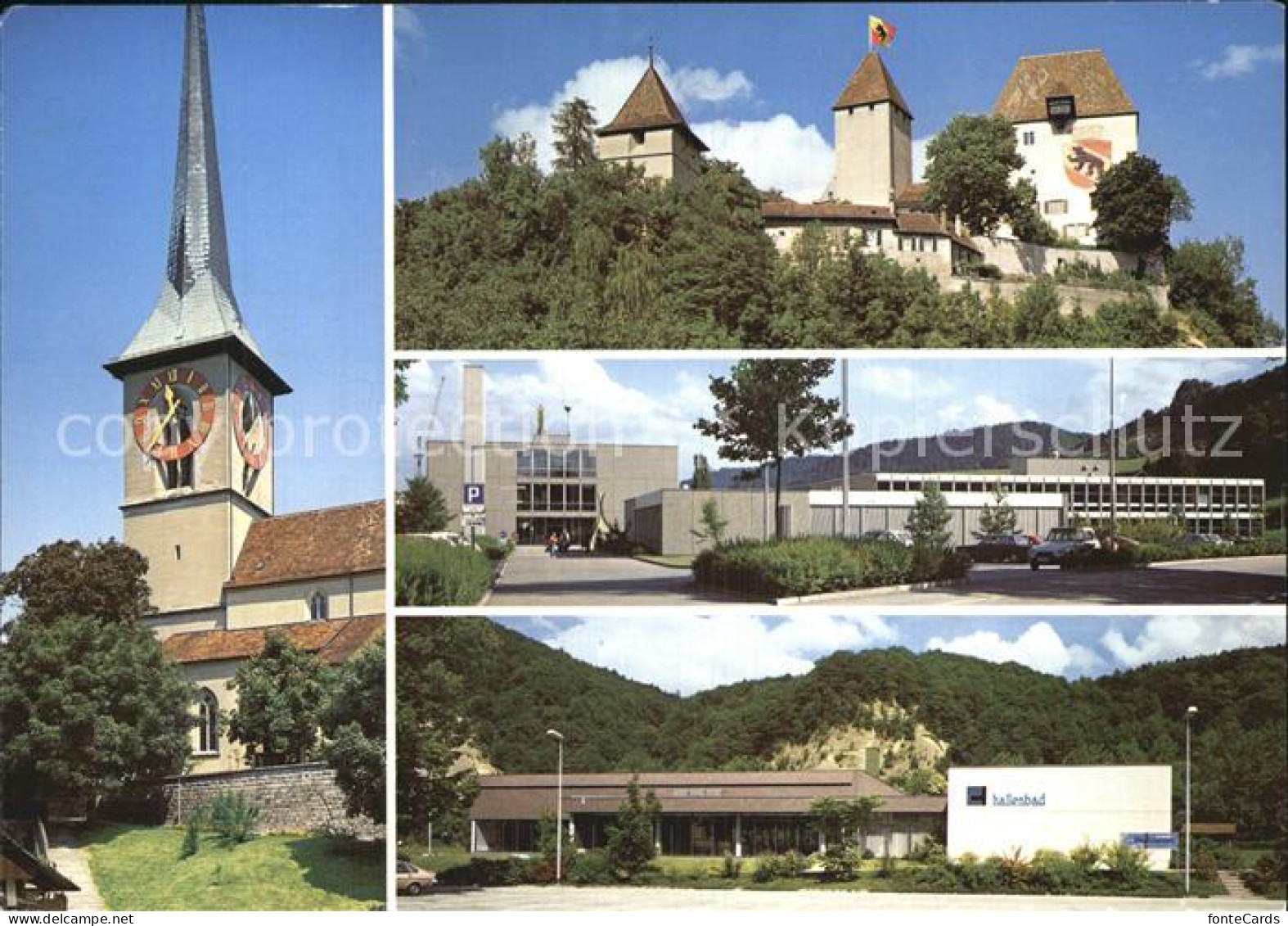 12564579 Burgdorf Bern Kirche Hallenbad Hasle Burgdorf - Sonstige & Ohne Zuordnung