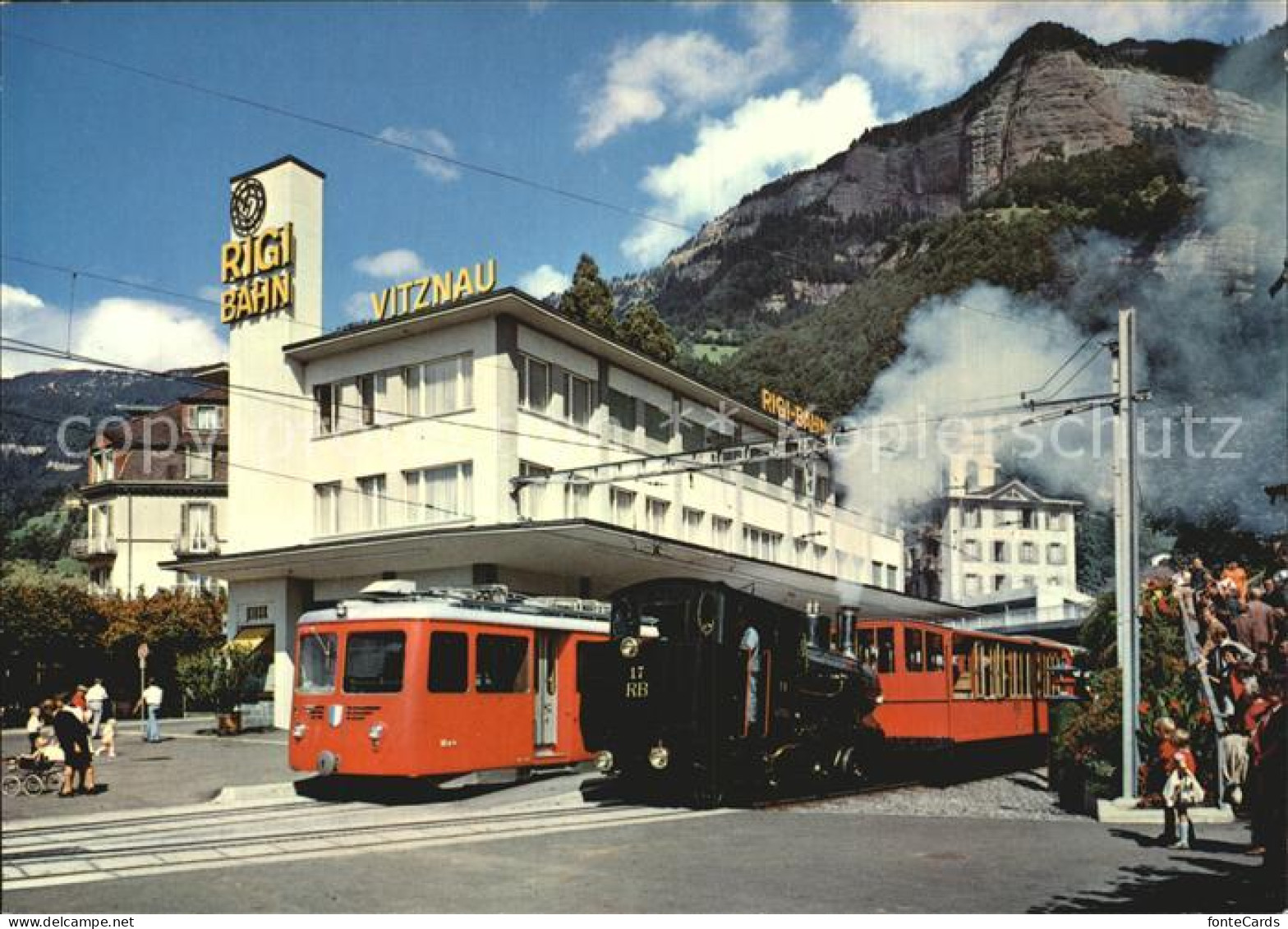 12563639 Vitznauer Stock Rigi-Bahn Vitznauer Stock - Altri & Non Classificati