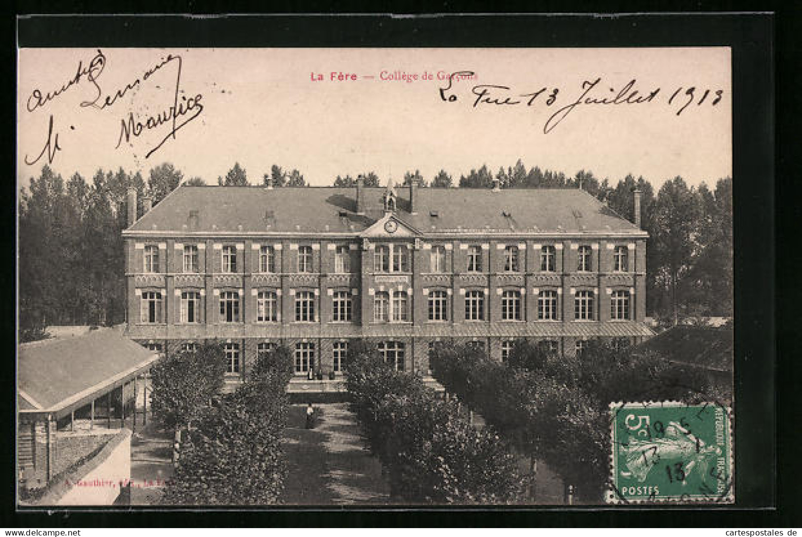 CPA La Fère, Collège De Garcons  - Sonstige & Ohne Zuordnung