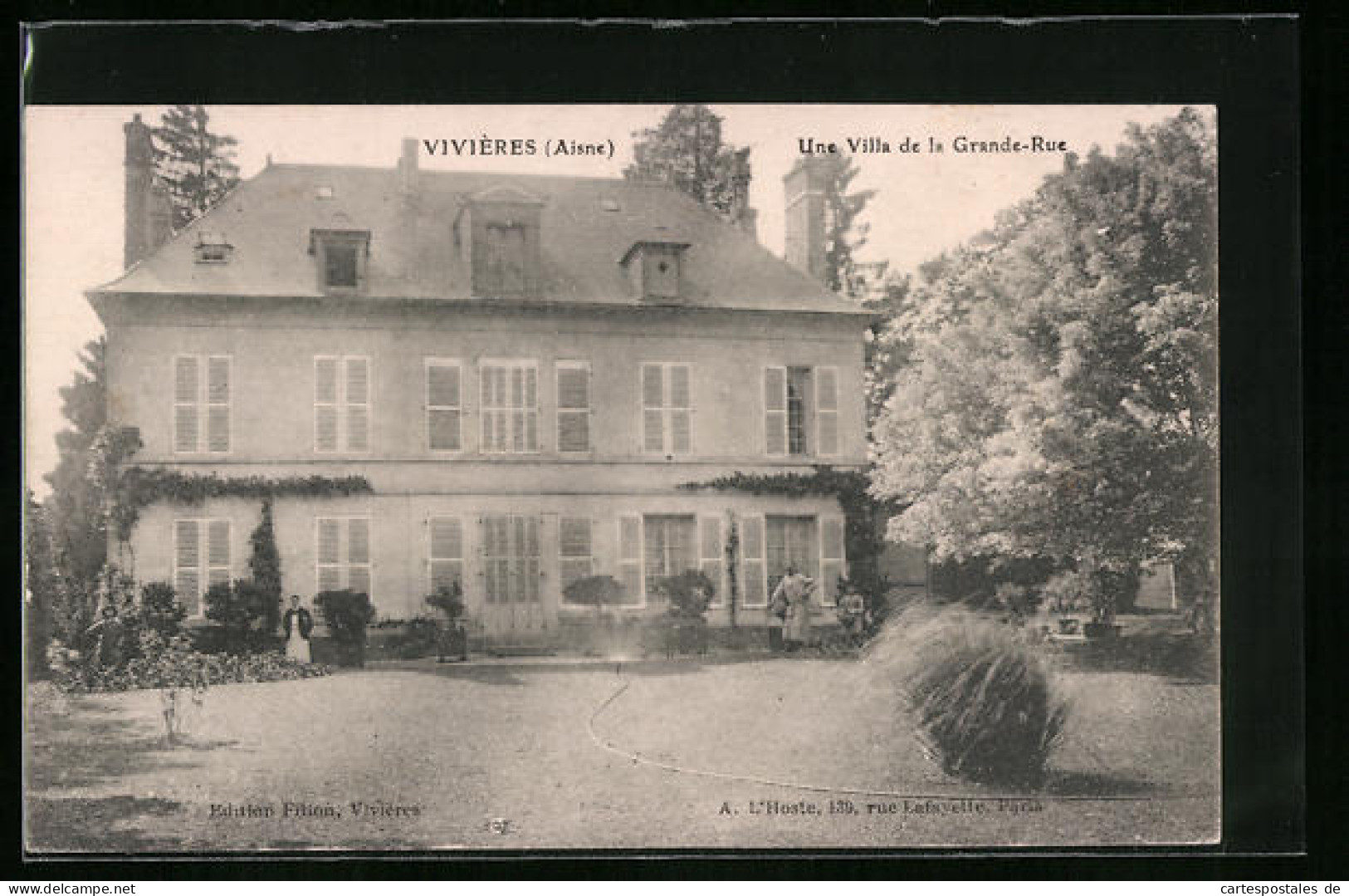 CPA Vivières, Une Villa De La Grande-Rue  - Sonstige & Ohne Zuordnung