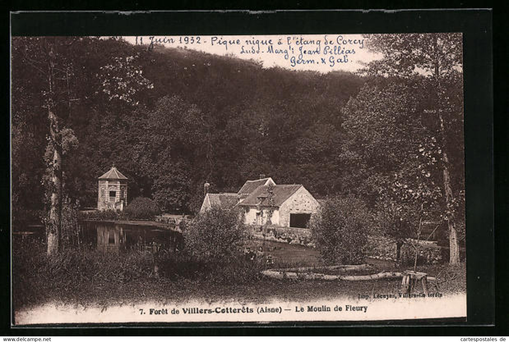 CPA Villers-Cotterets, Le Moulin De Fleury  - Villers Cotterets
