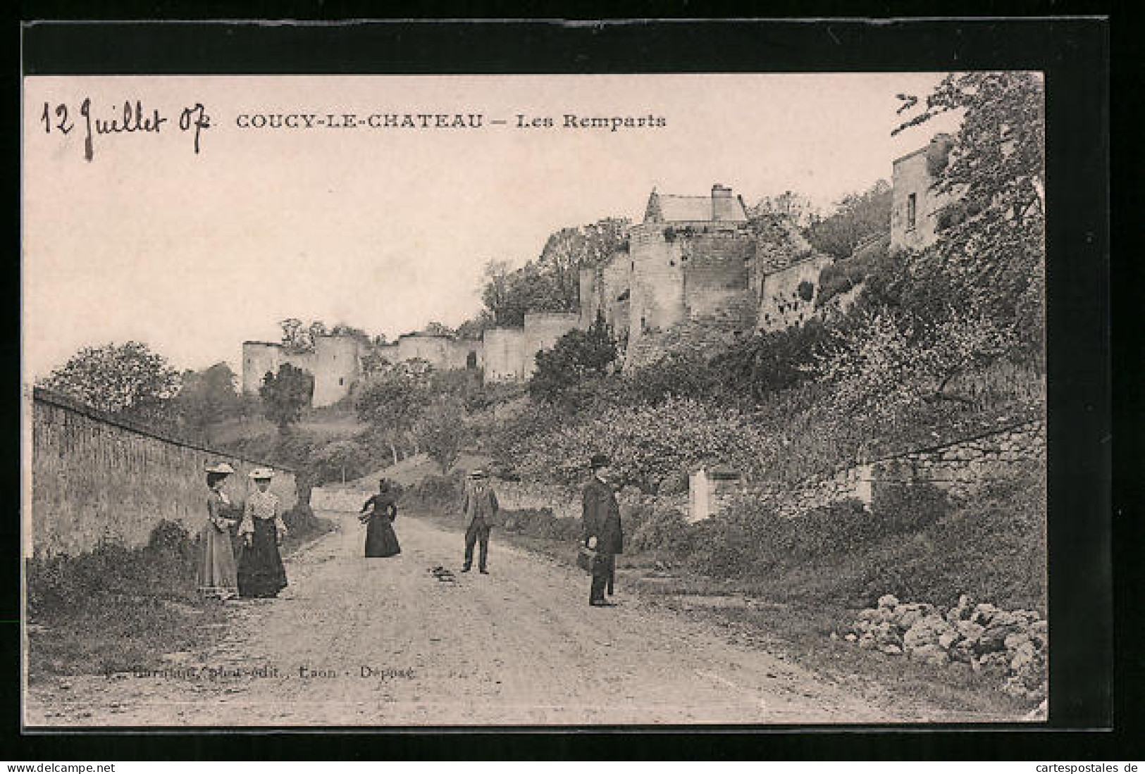 CPA Coucy-le-Chateau, Les Remparts  - Sonstige & Ohne Zuordnung