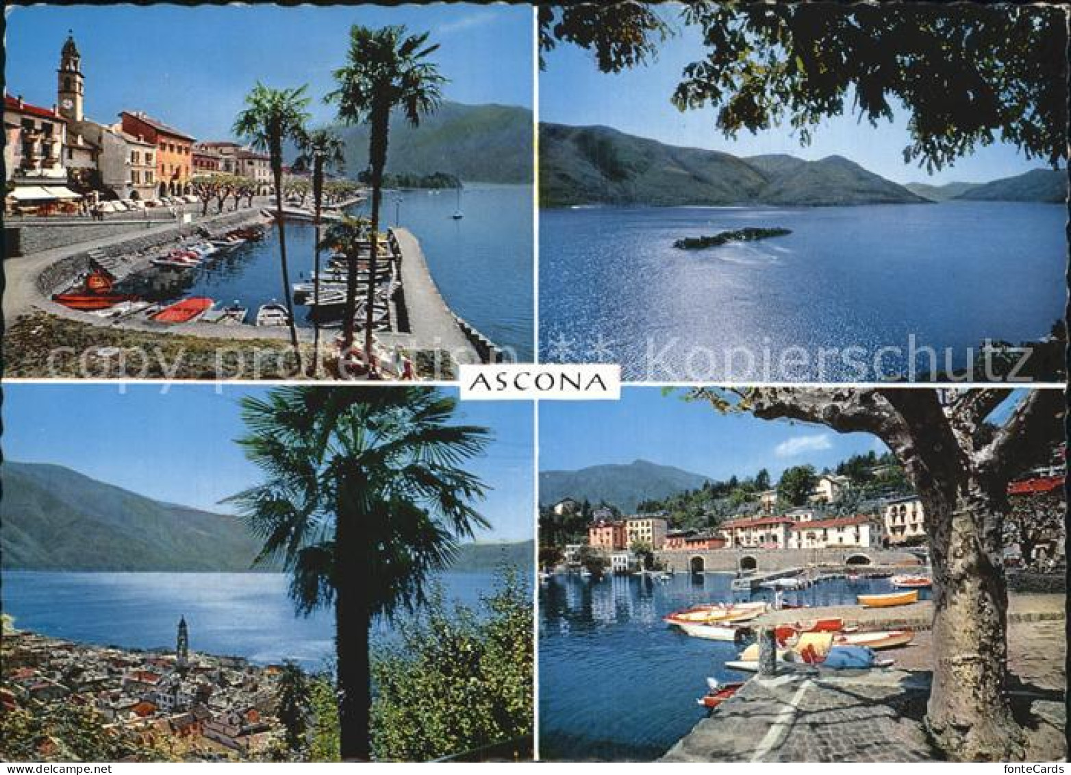 12550459 Ascona Lago Maggiore Stadtansicht Bootsanlegestelle  Ascona - Altri & Non Classificati