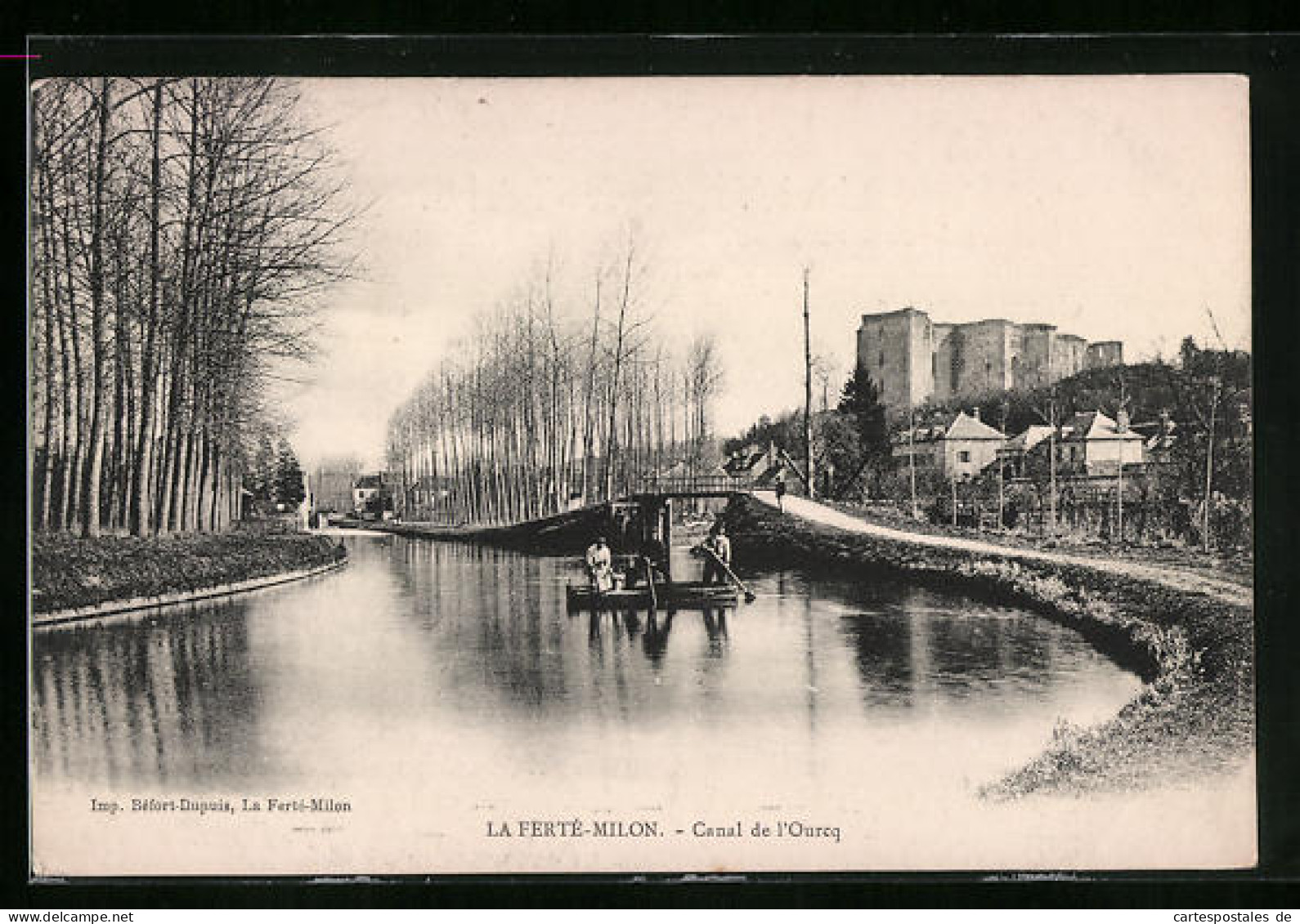 CPA La Ferté-Milon, Canal De L'Ourcq  - Other & Unclassified