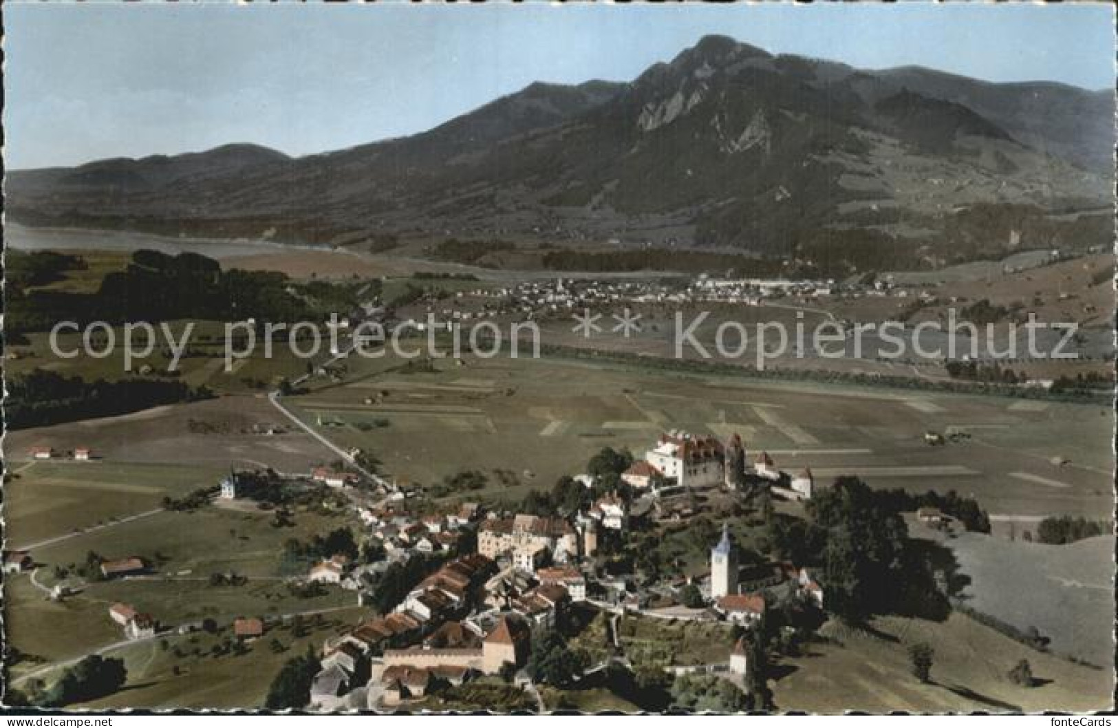 12545819 Gruyeres FR Fliegeraufnahme Gruyeres - Sonstige & Ohne Zuordnung