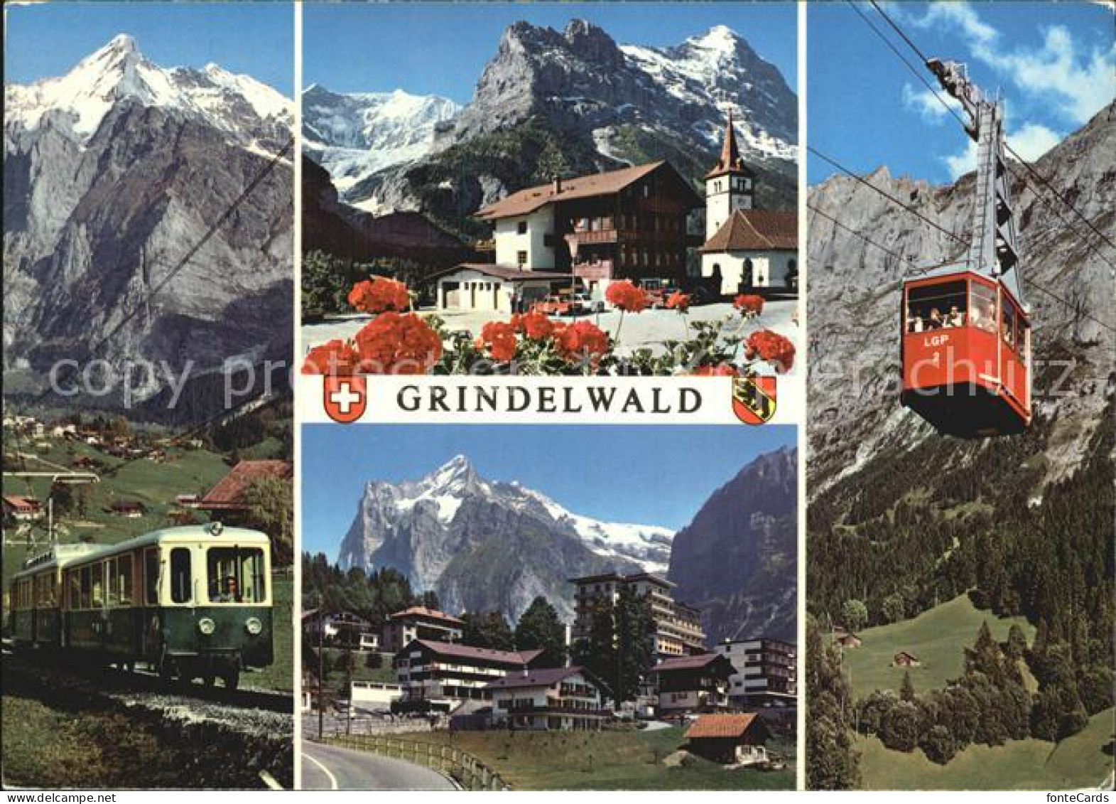 12536709 Grindelwald Bergbahn Gondel Teilansicht  Grindelwald - Sonstige & Ohne Zuordnung
