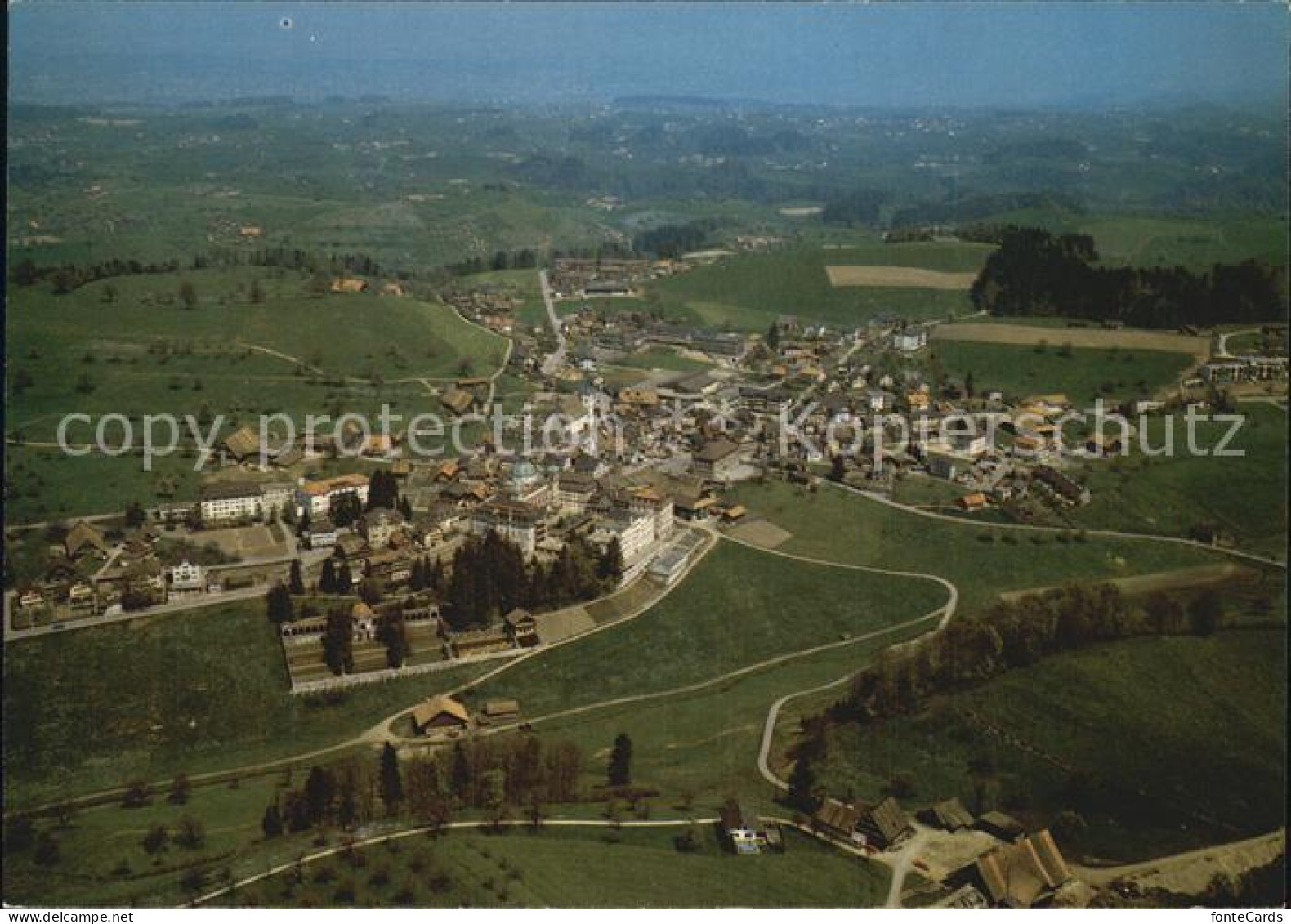 12511899 Menzingen Zug Fliegeraufnahme Menzingen - Andere & Zonder Classificatie