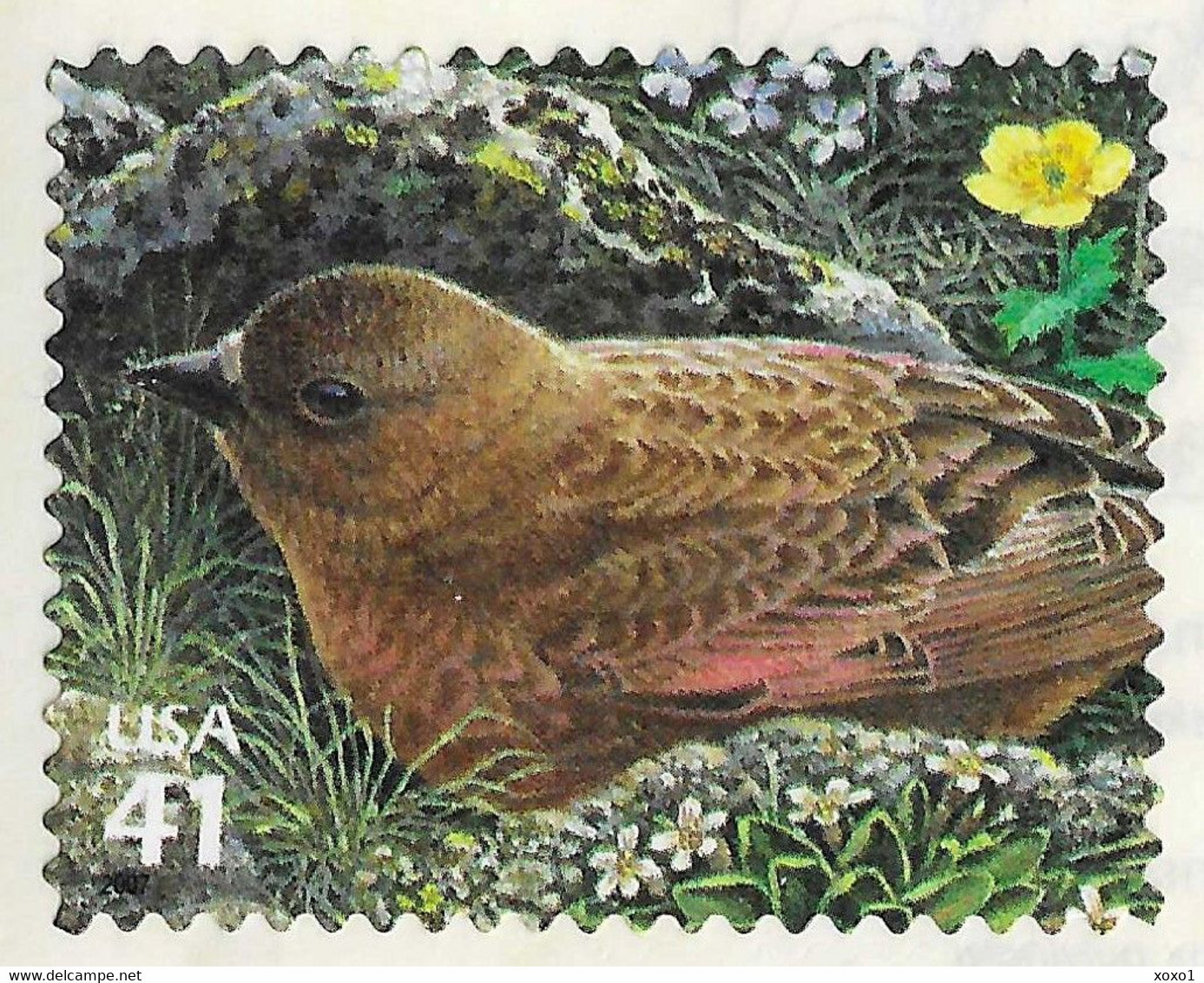 USA 2007 MiNr. 4310 Etats-Unis United States Alpine Tundra #9 Birds, Brown-capped Rosy-Finch 1v MNH** 0.90 € - Sonstige & Ohne Zuordnung