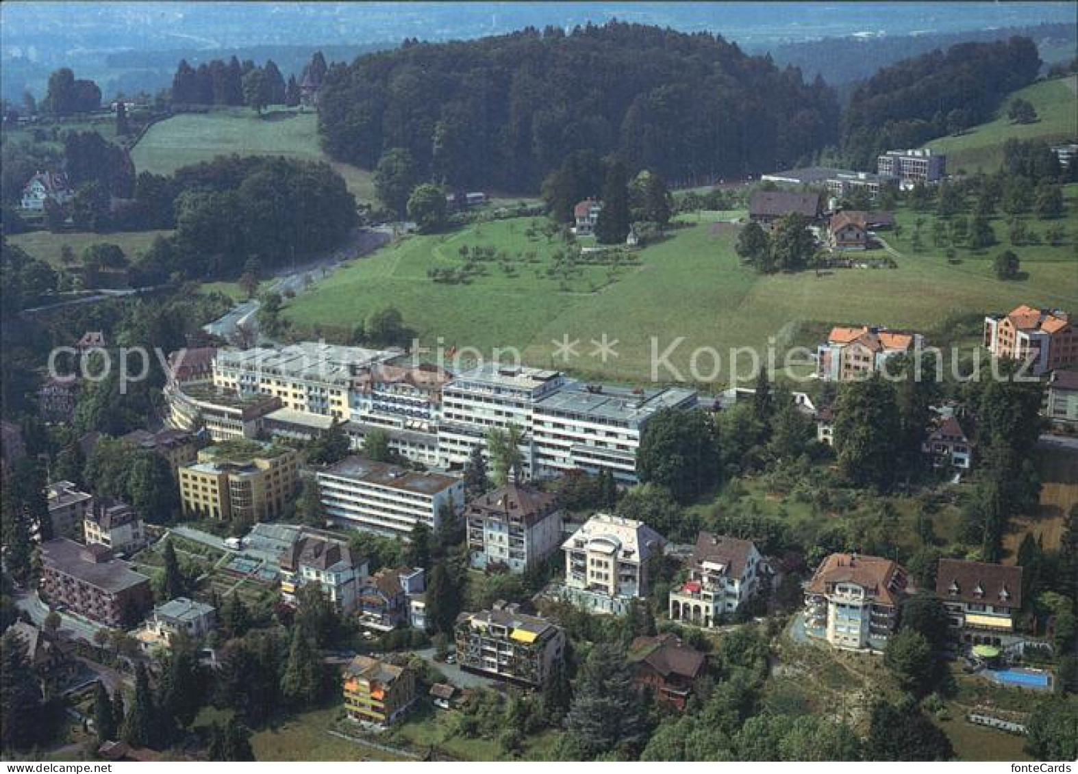 12499719 Luzern LU Fliegeraufnahme Klinik Sankt Anna Luzern - Sonstige & Ohne Zuordnung