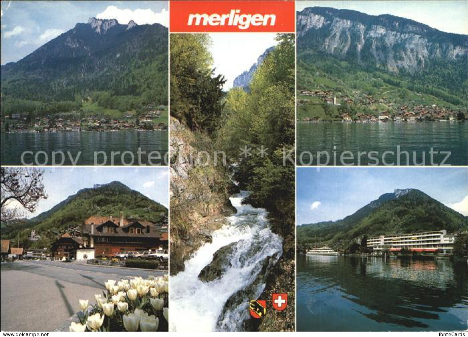 12488849 Merligen Thunersee Wasserfall Merligen - Autres & Non Classés