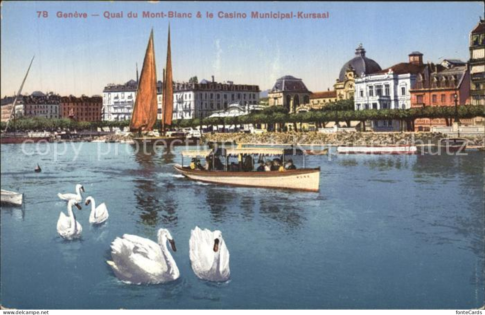 12476359 Geneve GE Quai Du Mont Blanc Casino Municipal Kursaal Geneve - Autres & Non Classés