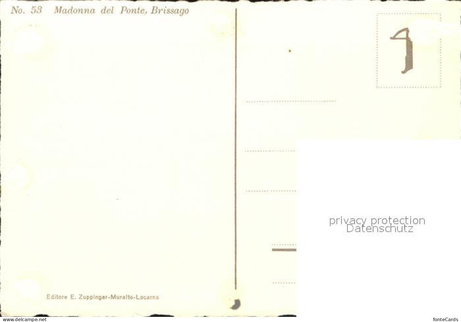 12474309 Brissago TI Madonna Del Ponte Kuenstlerkarte Brissago - Other & Unclassified