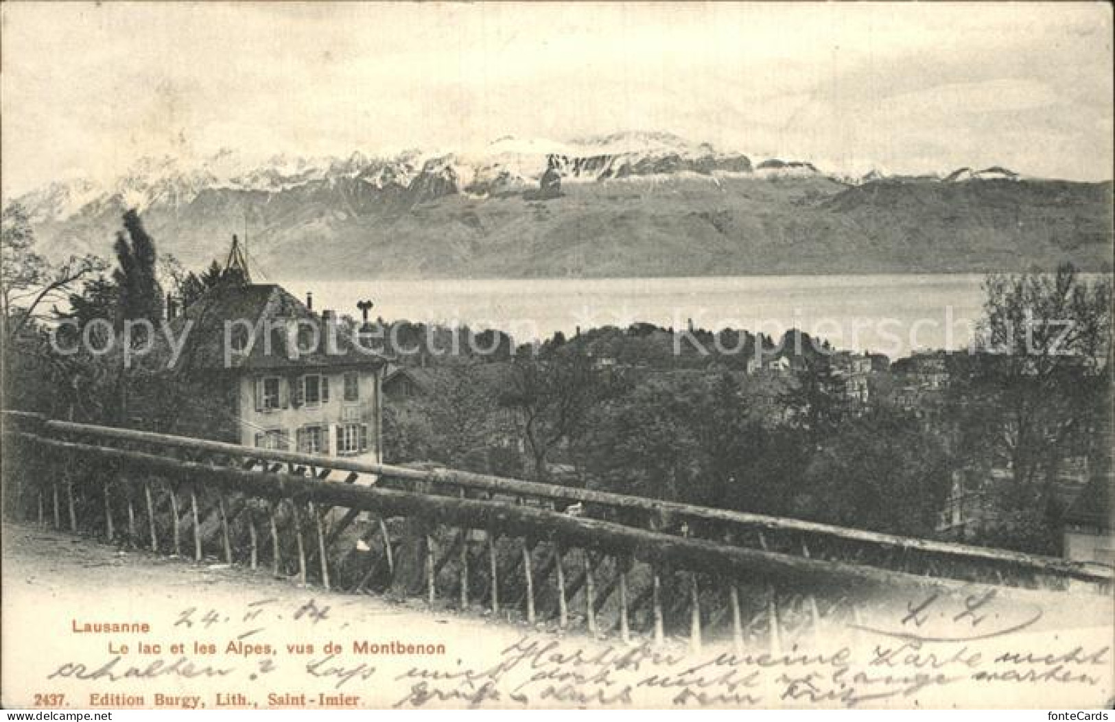 12474269 Lausanne VD Alpen Montbenon Lausanne - Sonstige & Ohne Zuordnung