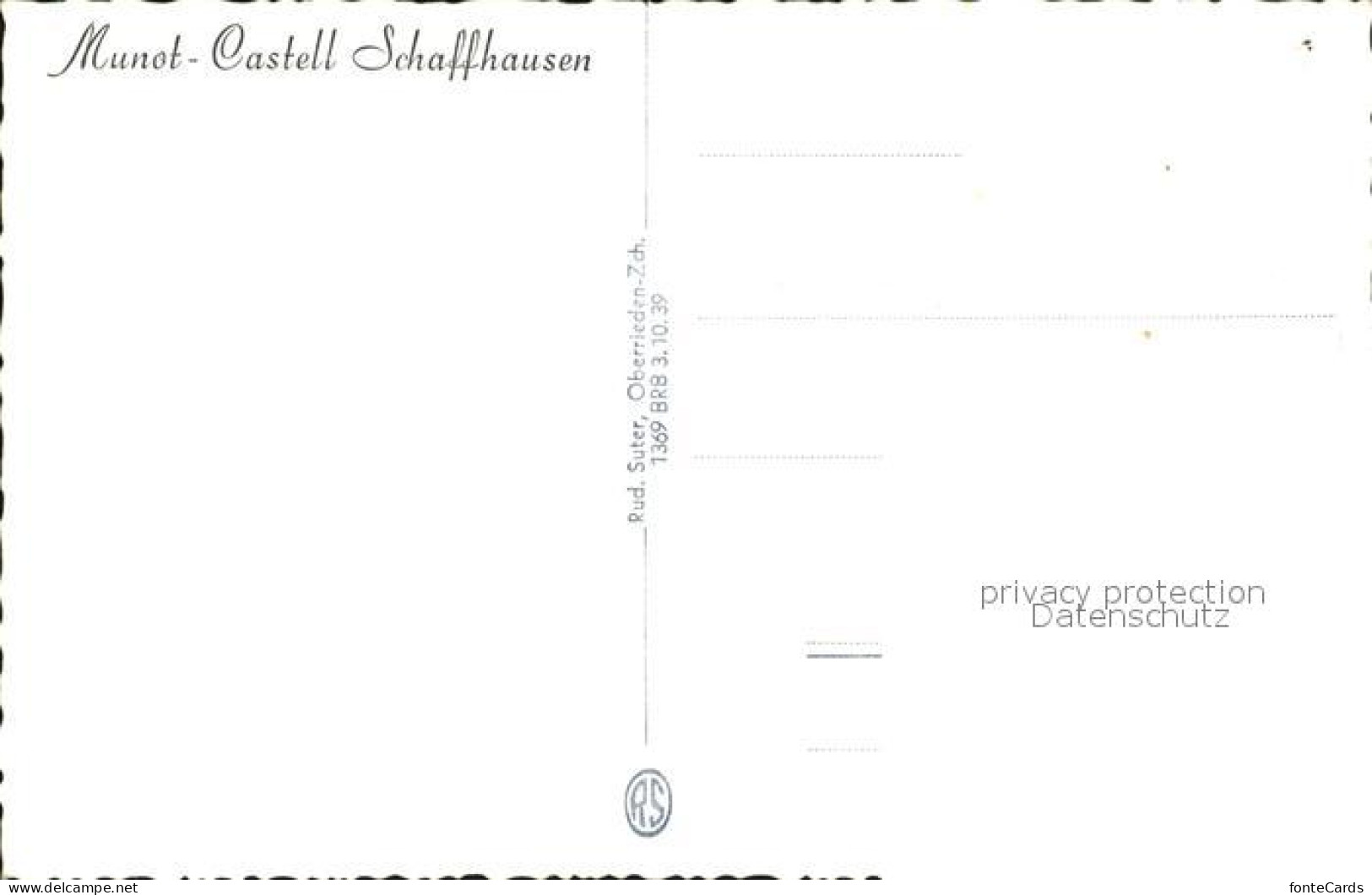 12472989 Schaffhausen SH Rheinpartie Mit Munot Schaffhausen - Otros & Sin Clasificación