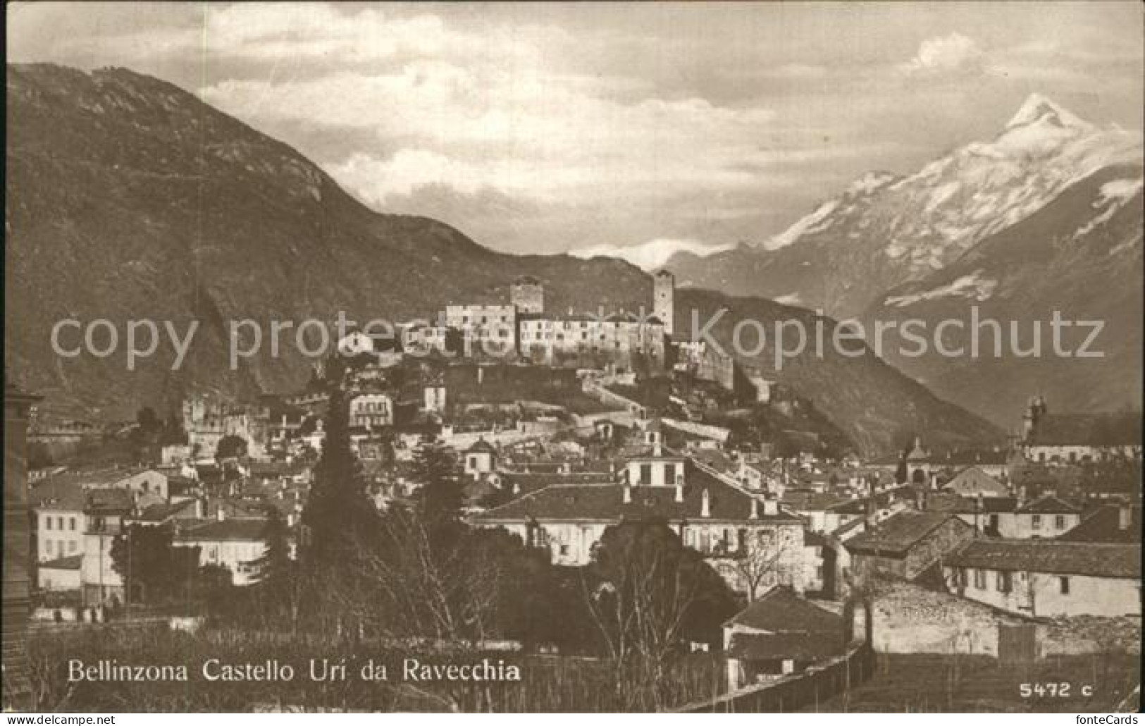 12471099 Bellinzona Castello Uri Da Ravecchia Bellinzona - Sonstige & Ohne Zuordnung