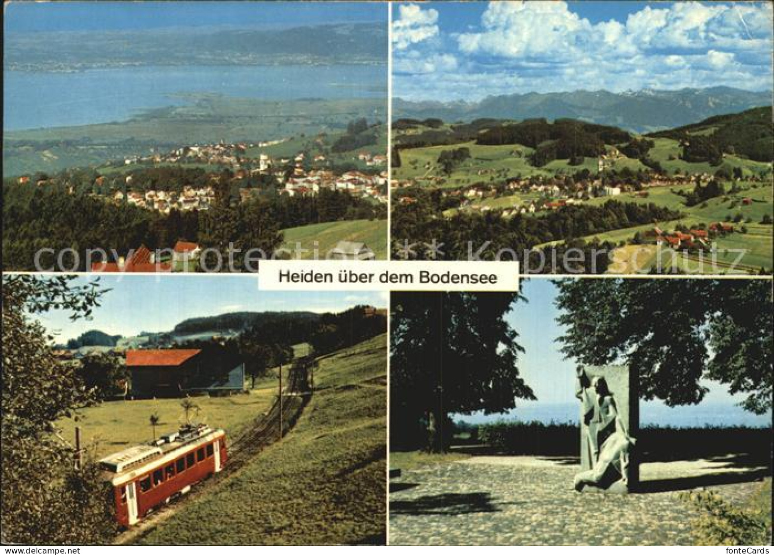 12467219 Heiden AR Panorama Blick Auf Bodensee Mit Lindau Rorschach Heiden Bergb - Other & Unclassified