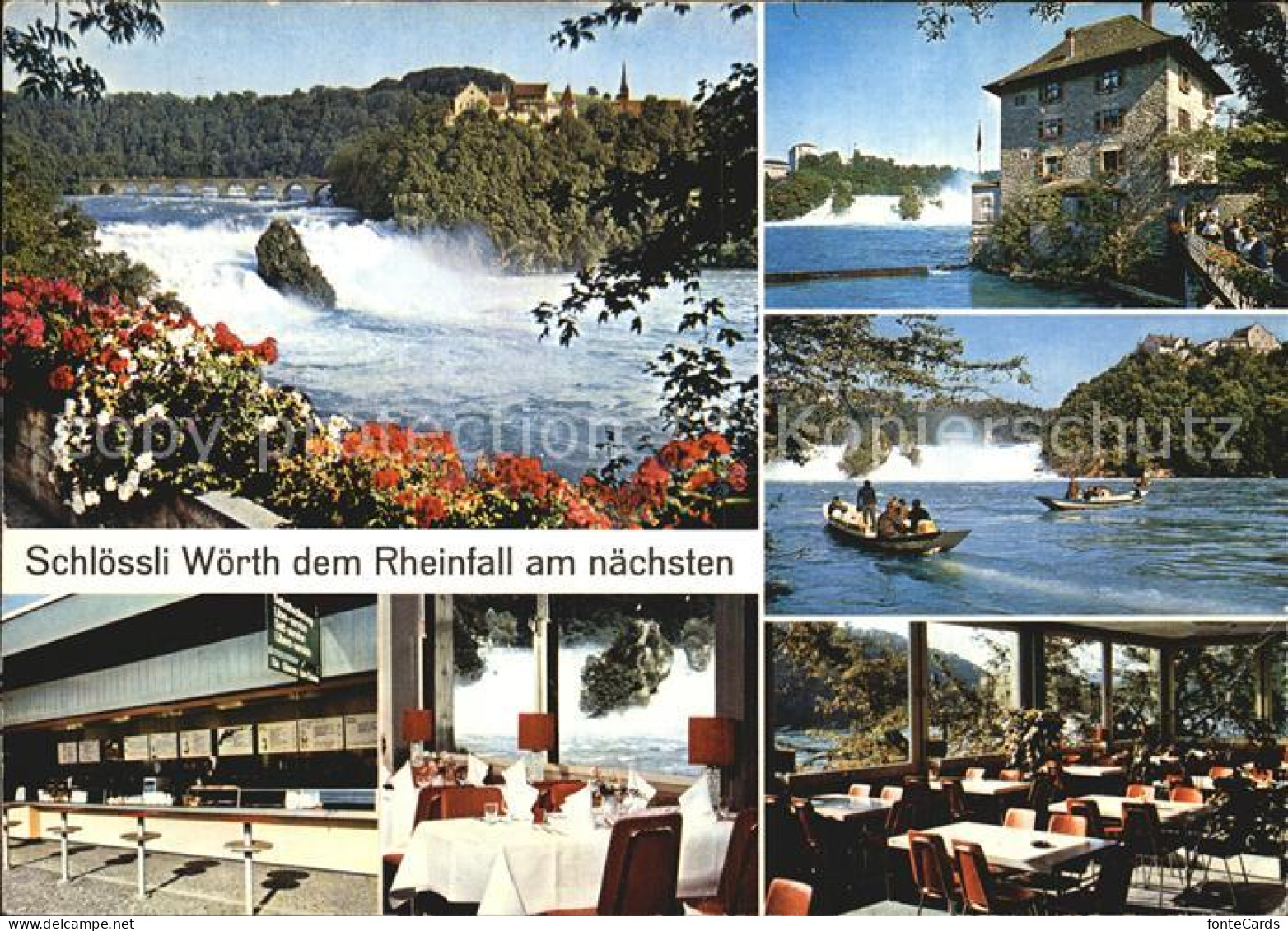 12467149 Neuhausen SH Restaurant Schloessli Woerth Am Rheinfall Neuhausen SH - Andere & Zonder Classificatie