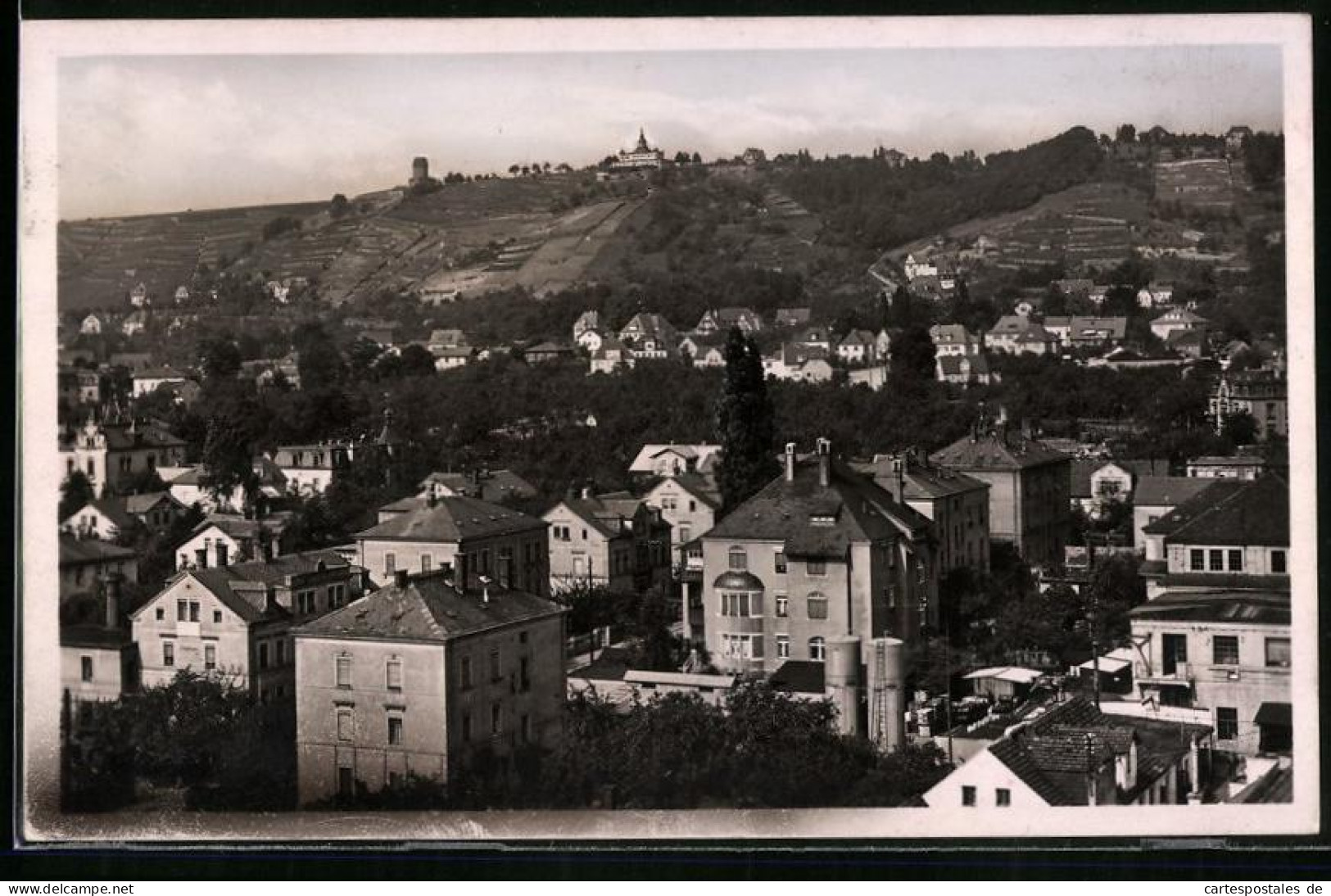 Fotografie Brück & Sohn Meissen, Ansicht Radebeul, Teilansicht Der Stadt Mit Villen  - Places