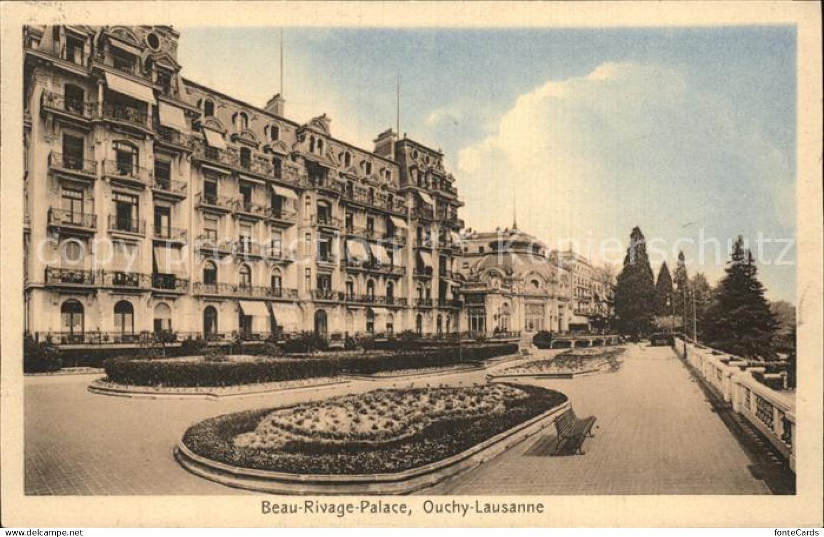 12459359 Lausanne Ouchy Beau Rivage Palace Lausanne - Autres & Non Classés