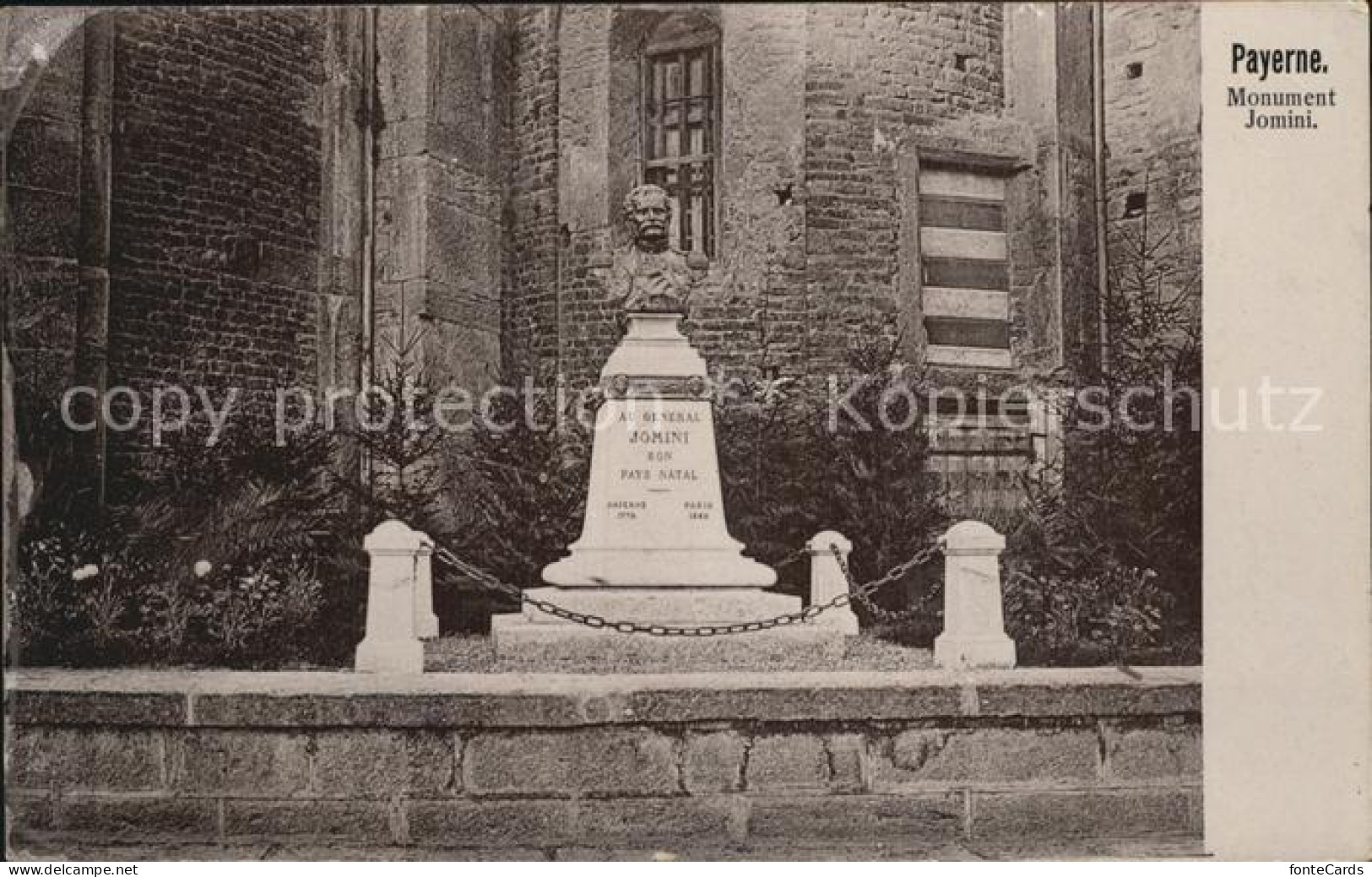 12459279 Payerne Monument Jomini Payerne - Andere & Zonder Classificatie