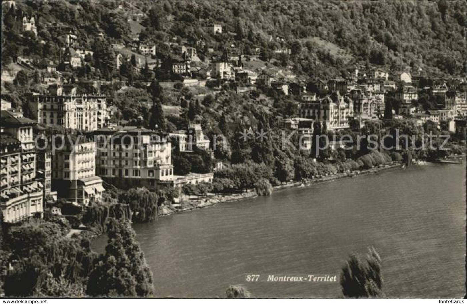 12459169 Territet Montreux Stadtansicht Montreux - Andere & Zonder Classificatie