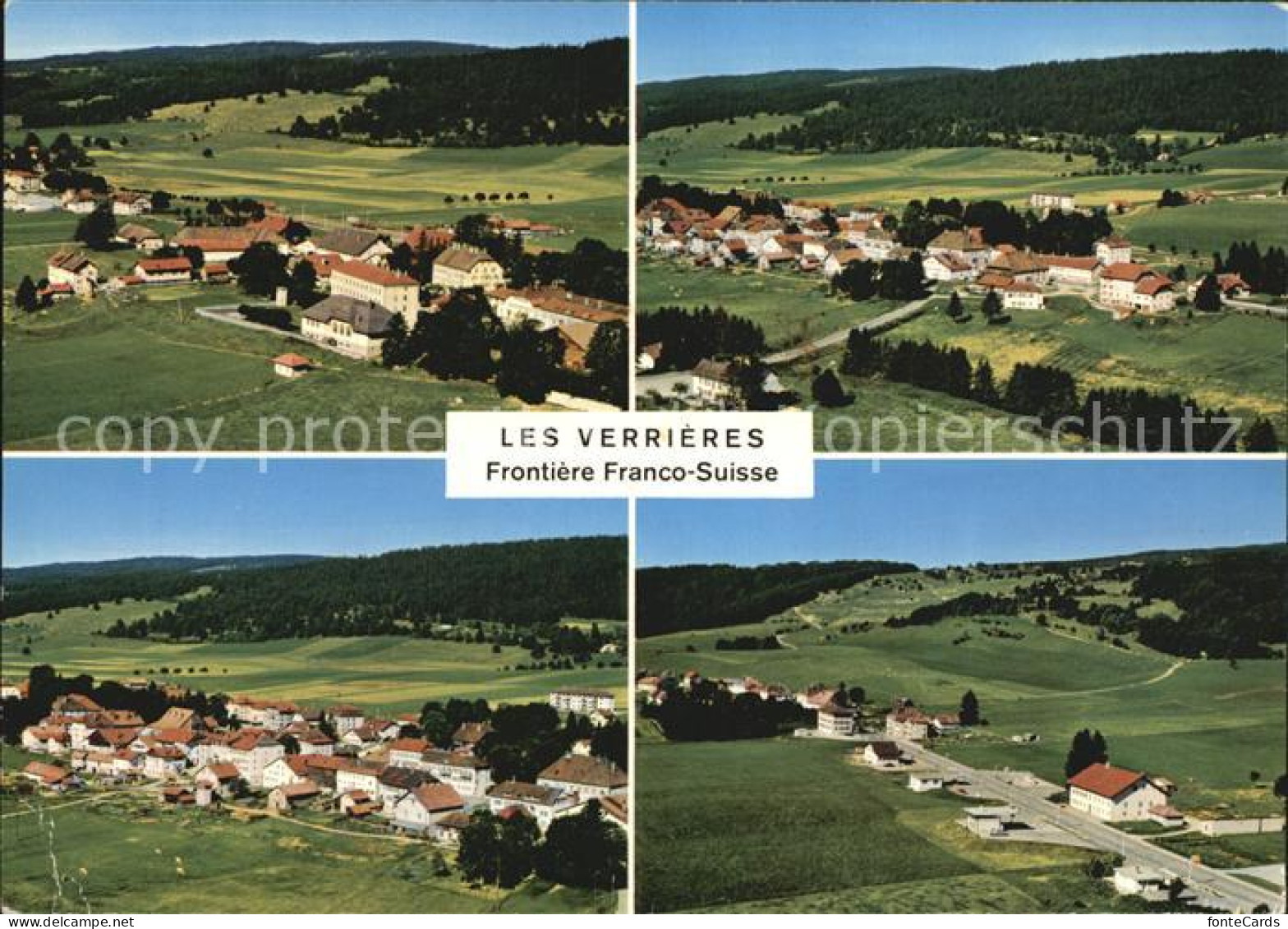 12458689 Les Verrieres Grenze Frankreich Schweiz Les Verrieres - Autres & Non Classés