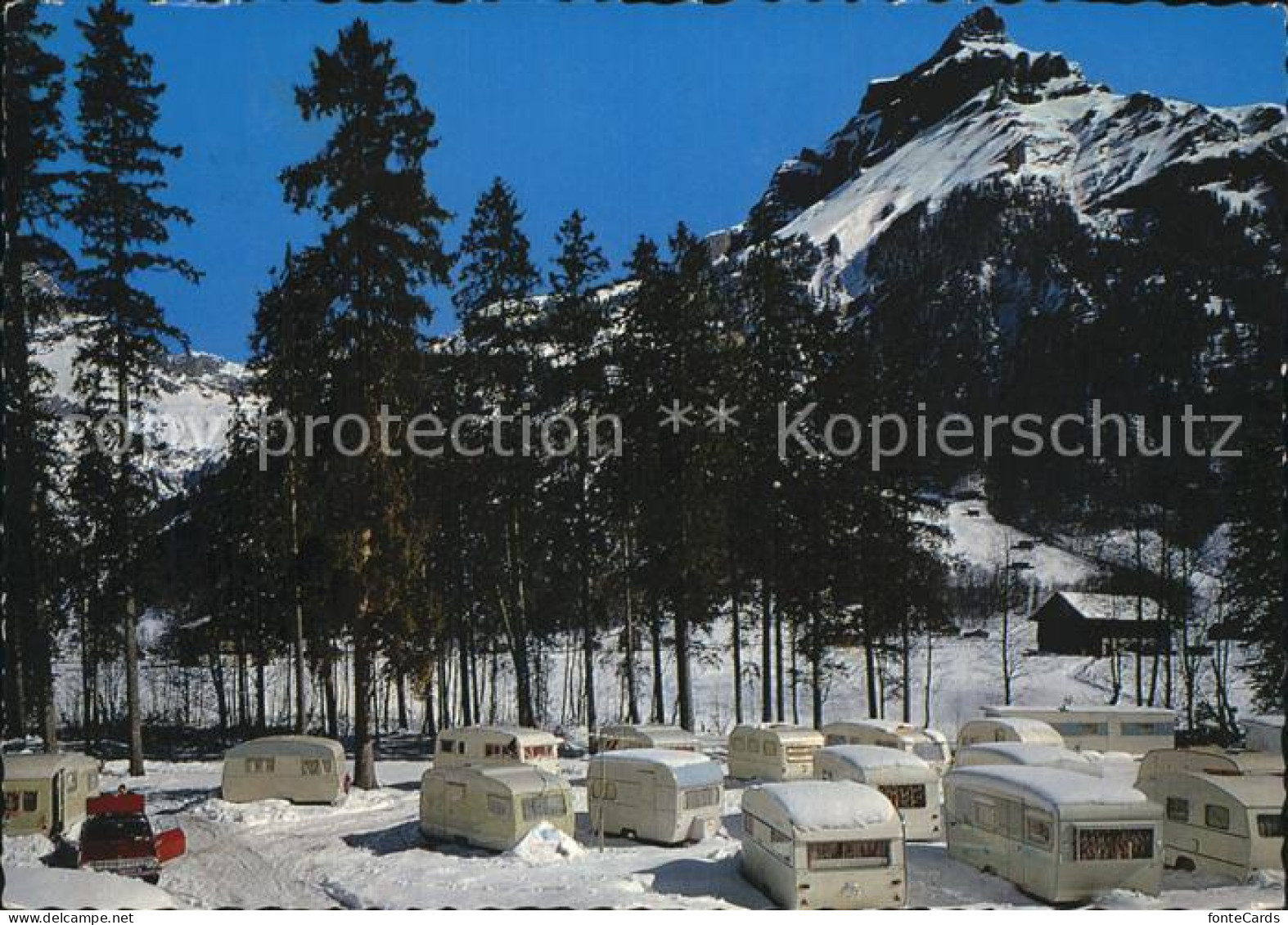 12458559 Engelberg OW Camping Eienwaeldli Winter Engelberg - Autres & Non Classés