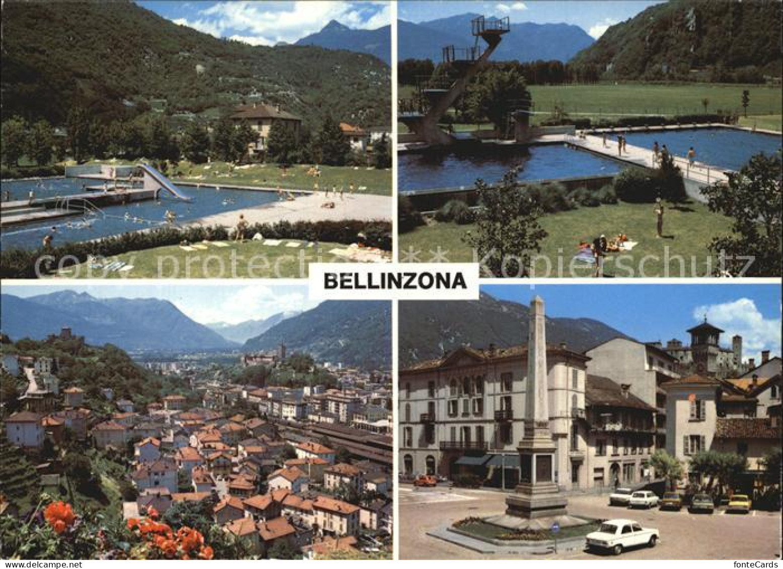 12453619 Bellinzona Piscina Piazza Indipendenza Bellinzona - Andere & Zonder Classificatie