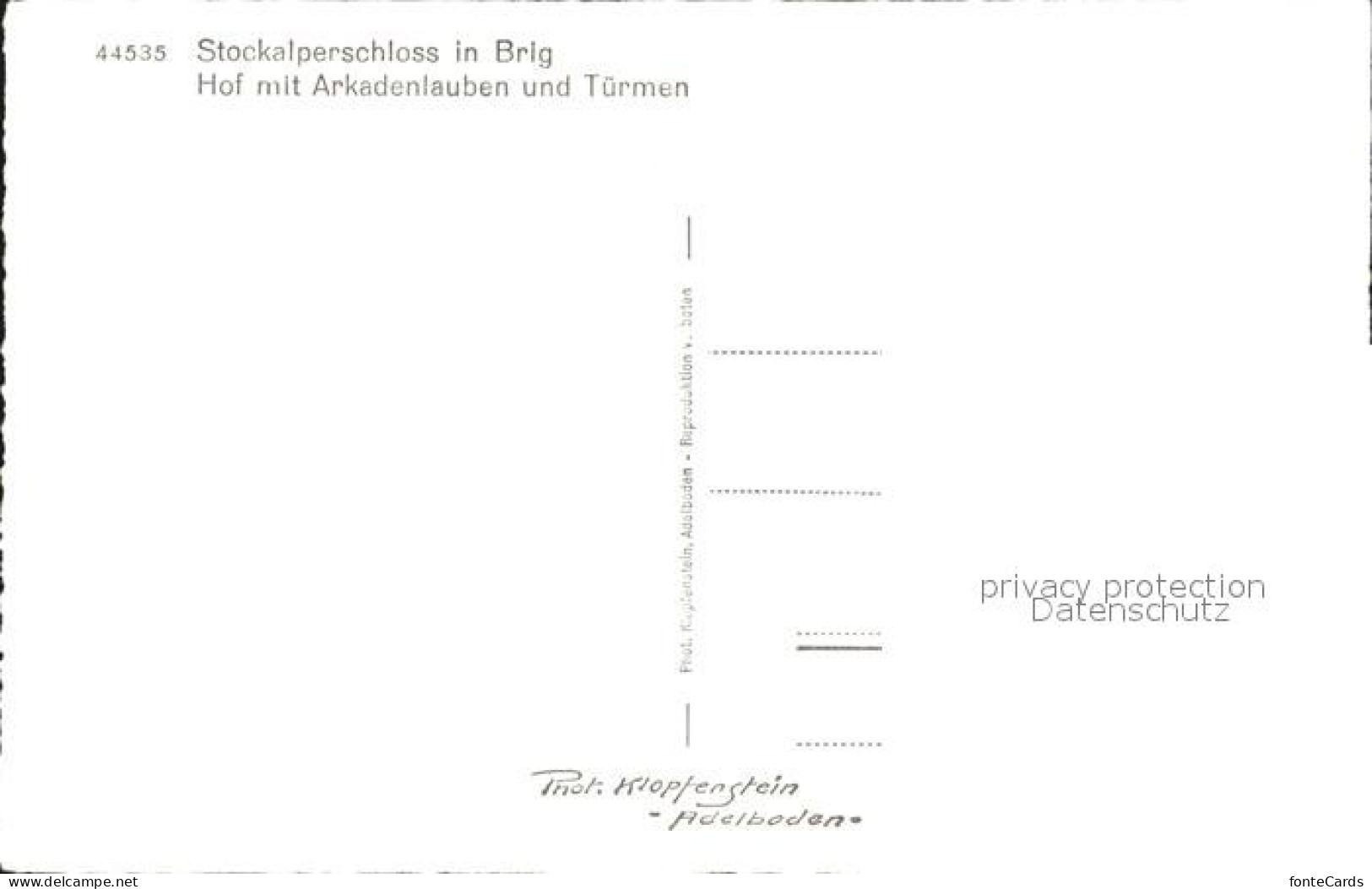 12433989 Brig Stockalperschloss Hof Und Arkadenlauben Und Tuermen Brig - Other & Unclassified