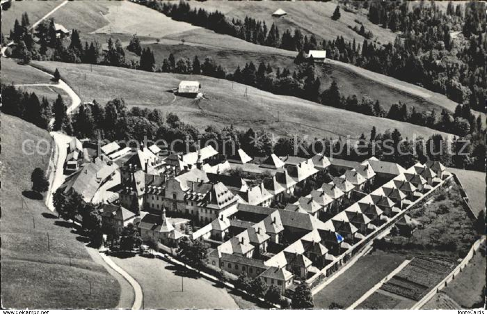 12387249 La Valsainte Fliegeraufnahme Cerniat - Sonstige & Ohne Zuordnung