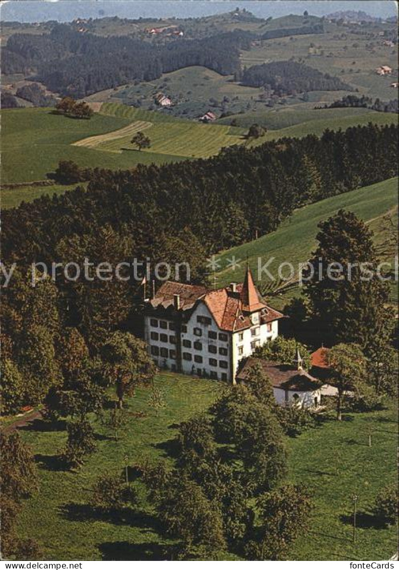 12377469 Menzingen Zug Fliegeraufnahme Ferien- Und Erholungsheim Schwandegg Menz - Sonstige & Ohne Zuordnung