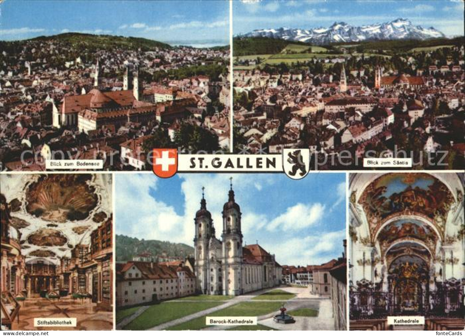 12371779 St Gallen SG Barock-Kathedrale Stiftsbibliothek Saentis  St. Gallen - Sonstige & Ohne Zuordnung