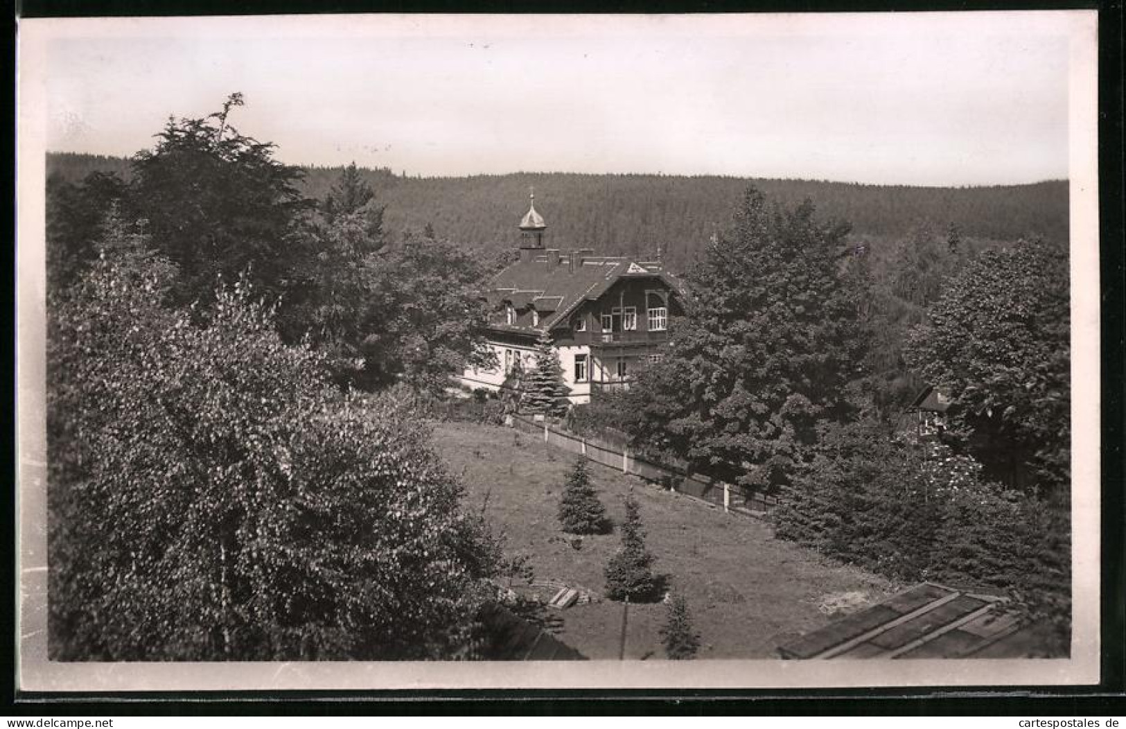 Fotografie Brück & Sohn Meissen, Ansicht Bärenfels I. Erzg., Blick Auf Das Hotel Haus Am Walde  - Places