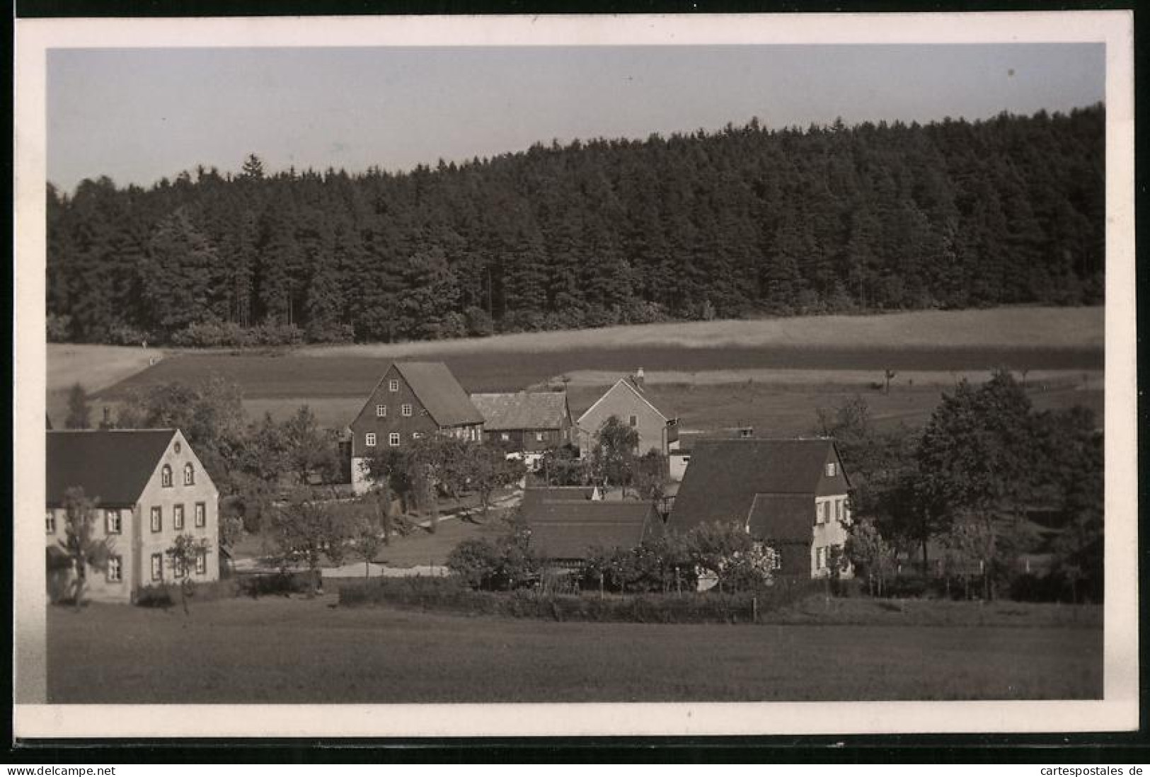 Fotografie Brück & Sohn Meissen, Ansicht Herrndorf-Hetzdorf, Blick Auf Das Landheim Im Ort  - Places