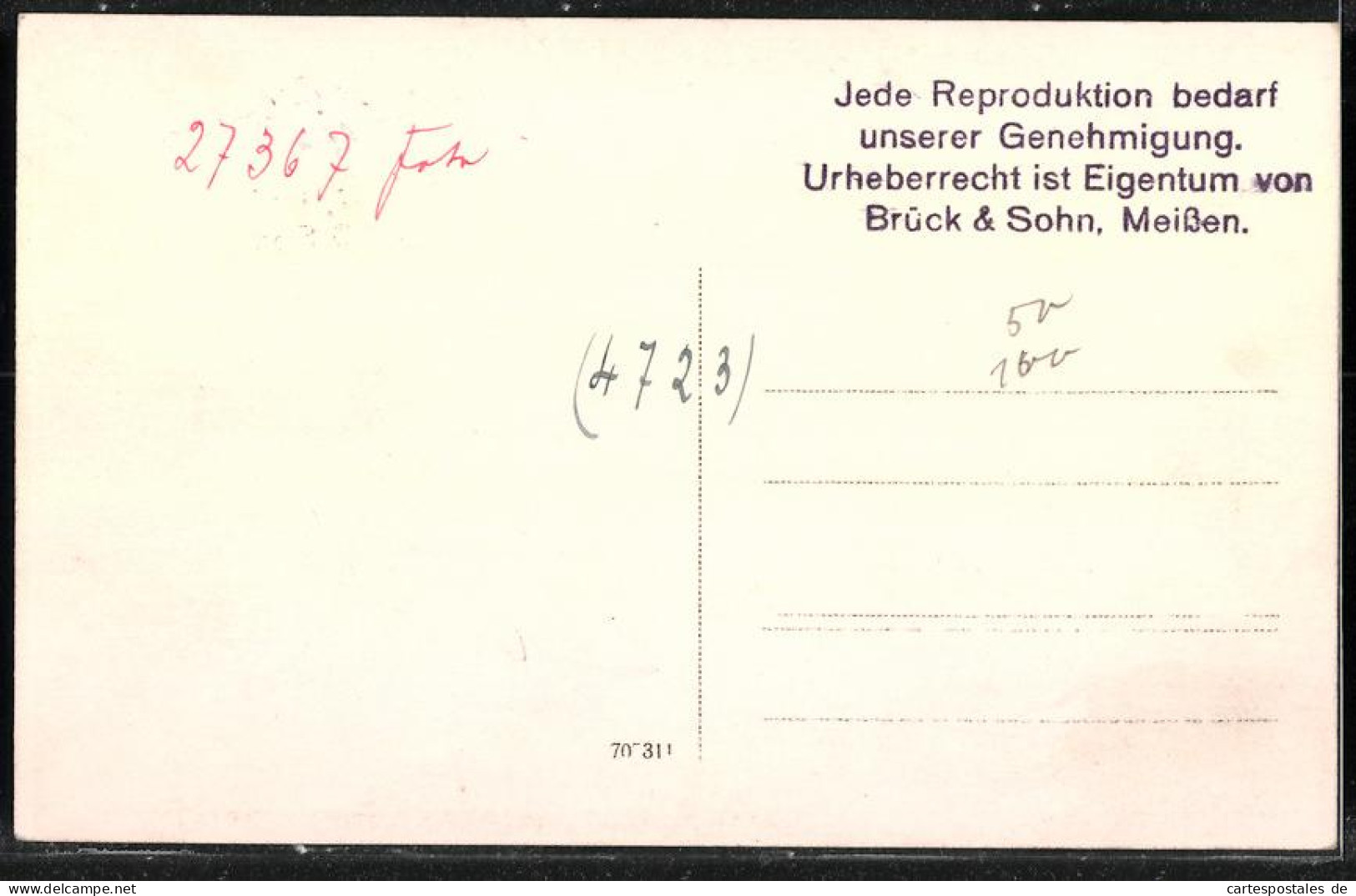 Fotografie Brück & Sohn Meissen, Ansicht Radebeul, Blick Nach Der Wilhelmshöhe Und Bilzsanatorium  - Lieux