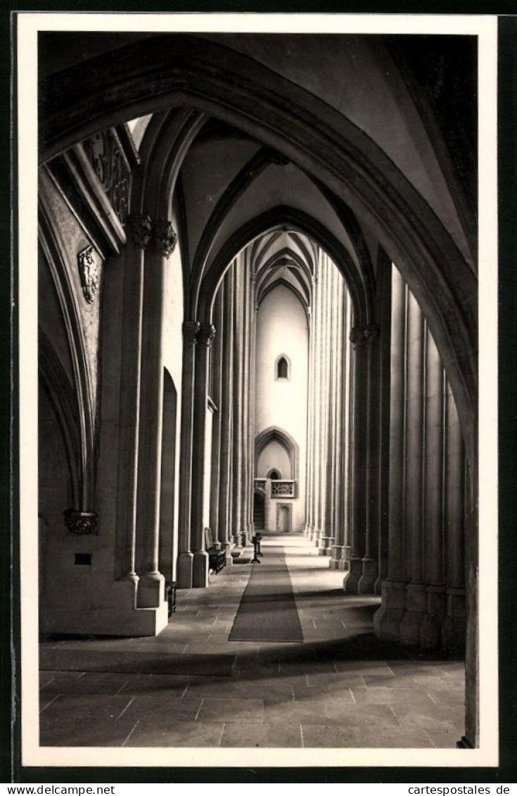 Fotografie Brück & Sohn Meissen, Ansicht Meissen I. Sa., Im Dom, Südliches Seitenschiff Gegen Westen  - Places