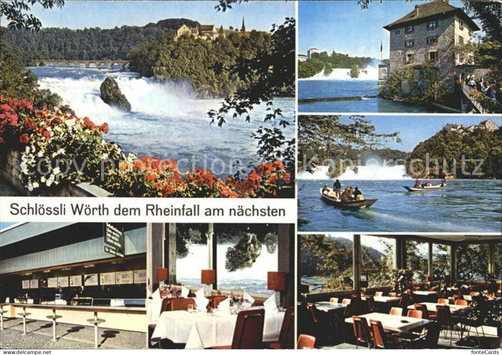 12366929 Neuhausen SH Restaurant Schloessli Woerth Am Rheinfall Bar Speisesaal N - Sonstige & Ohne Zuordnung