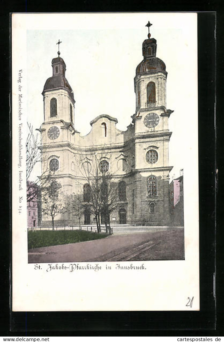 AK Innsbruck, St. Jakobs-Pfarrkirche Mit Goldenen Fenstern  - Altri & Non Classificati