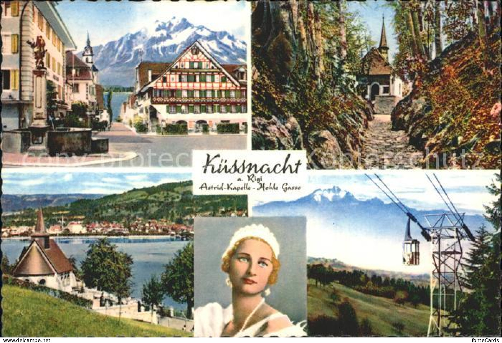 12364979 Kuessnacht Am Rigi Hohle Gasse Tellskapelle Schwebebahn Kuessnacht Seeb - Other & Unclassified