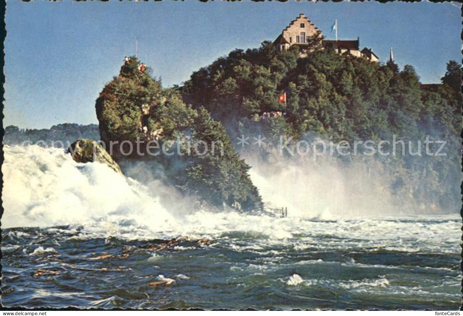 12364969 Rheinfall SH Mit Schloss Laufen Rheinfall SH - Other & Unclassified